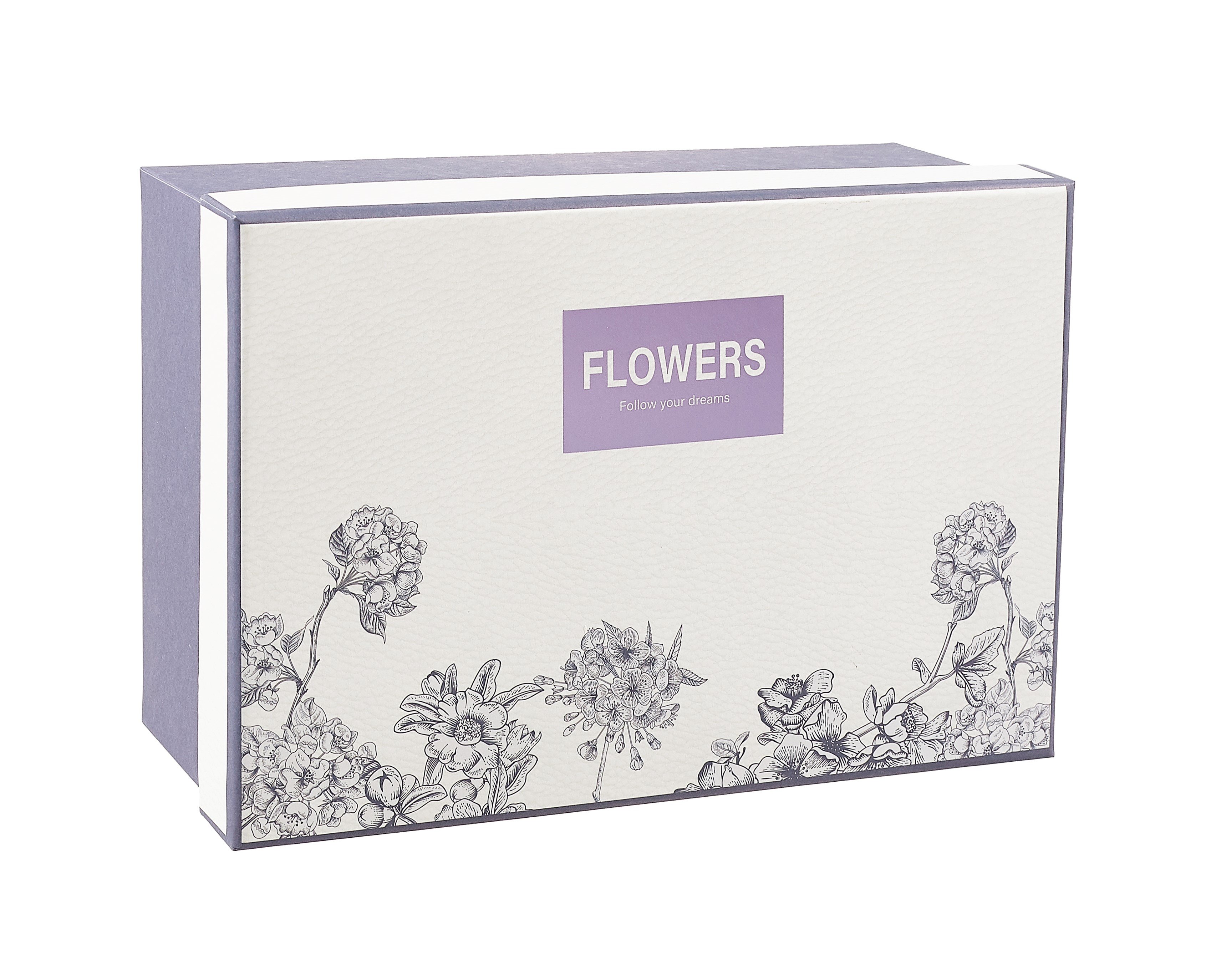 

Коробка подарочная "Flowers" 18*12*7, жен., картон