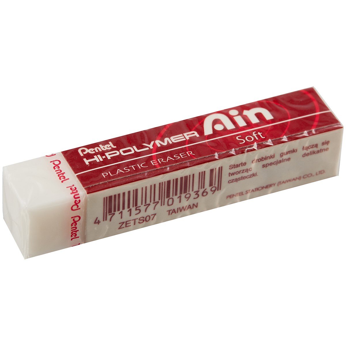 

Ластик «Hi-polymer Ai Soft» Pentel, 1.3 х 7 см