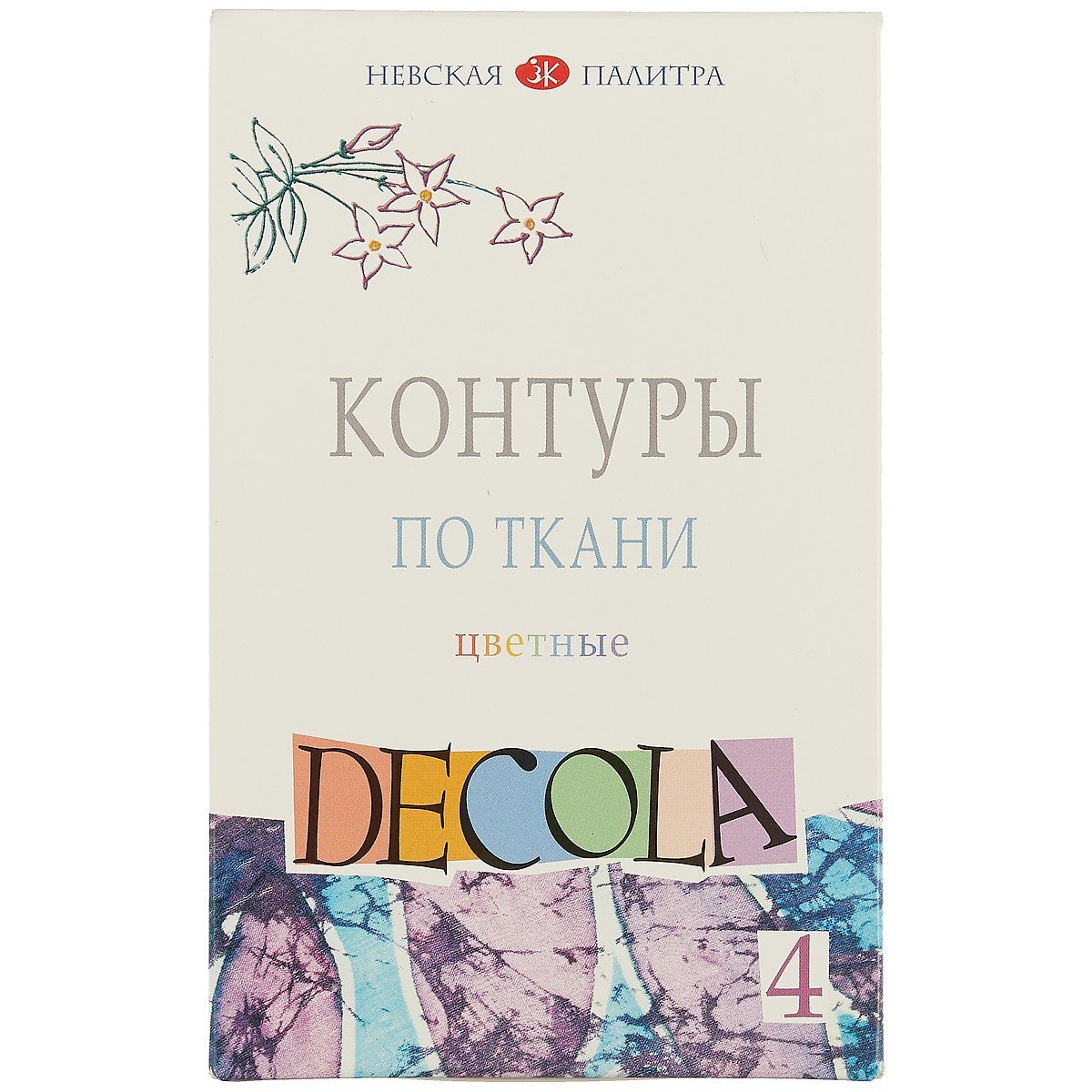 

Акриловые краски-контуры «Декола», 4 цвета