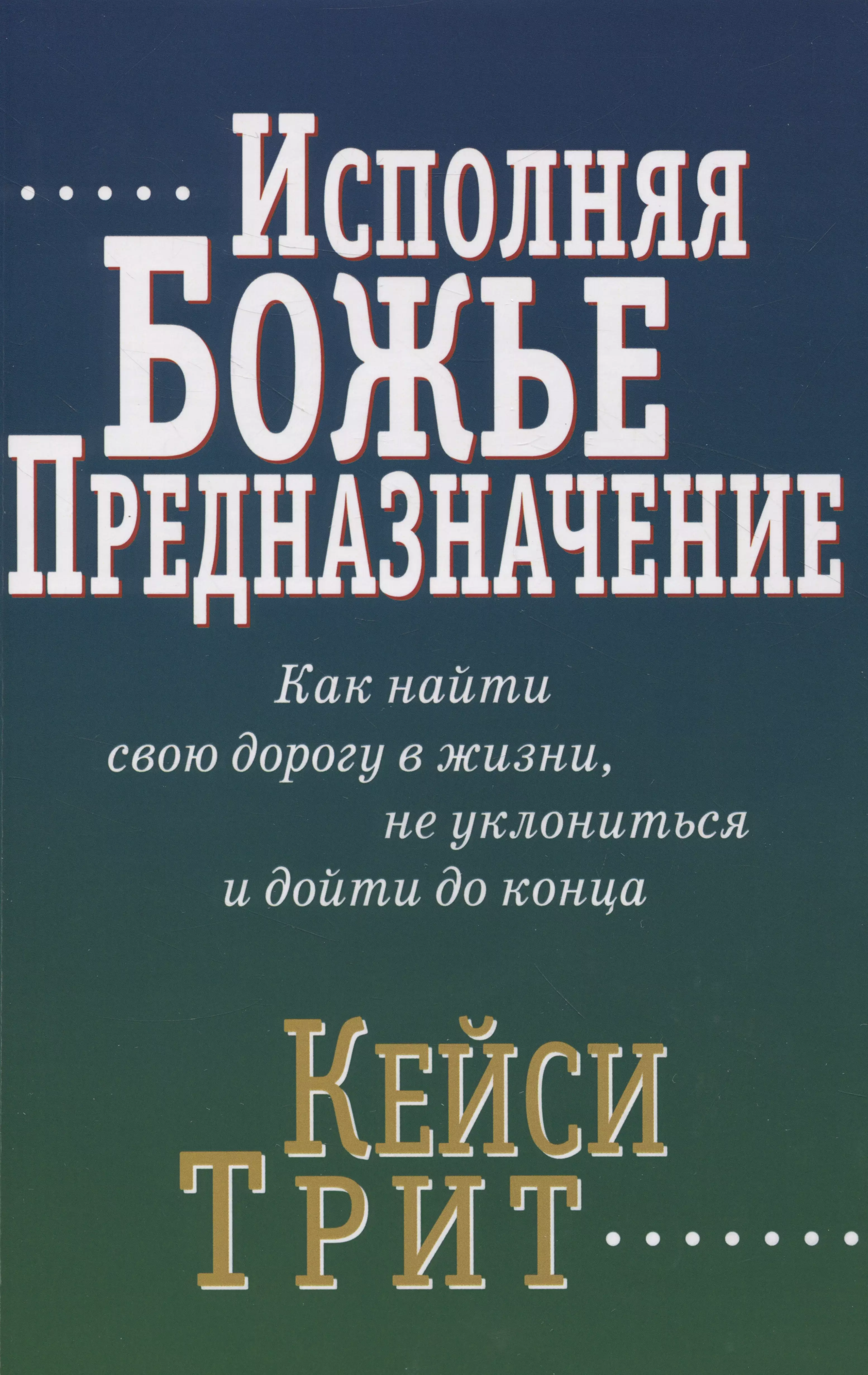 Исполняя Божье предназначение Как найти свою дорогу в жизни не уклониться и дойти до конца 735₽