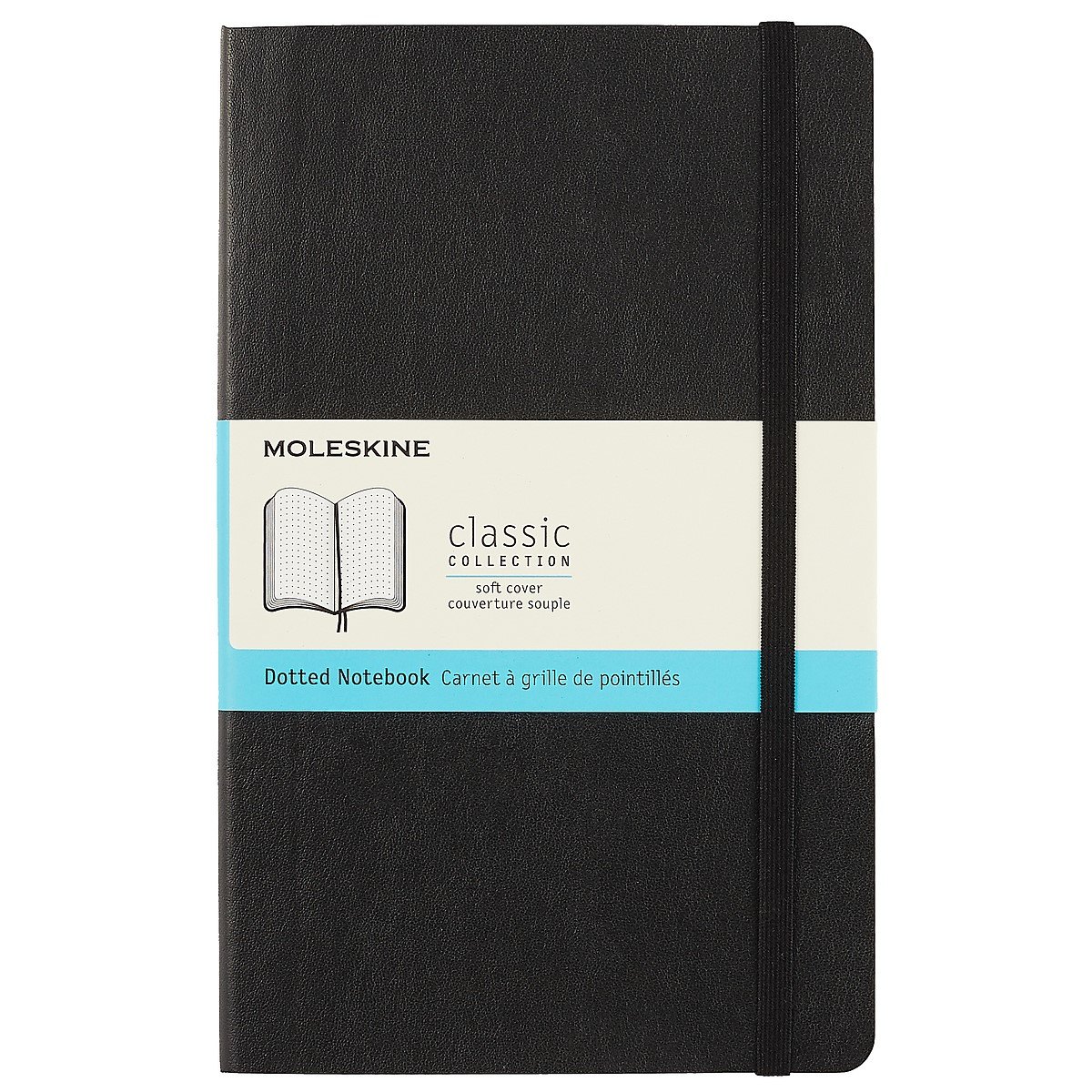 

Книга для записей Moleskin Classic Soft Expended Large, чёрная, 200 листов, А5