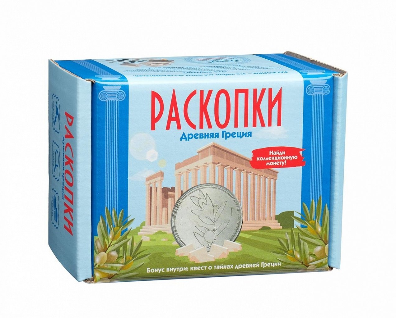 

Набор для проведения раскопок с монетами "Древняя Греция"