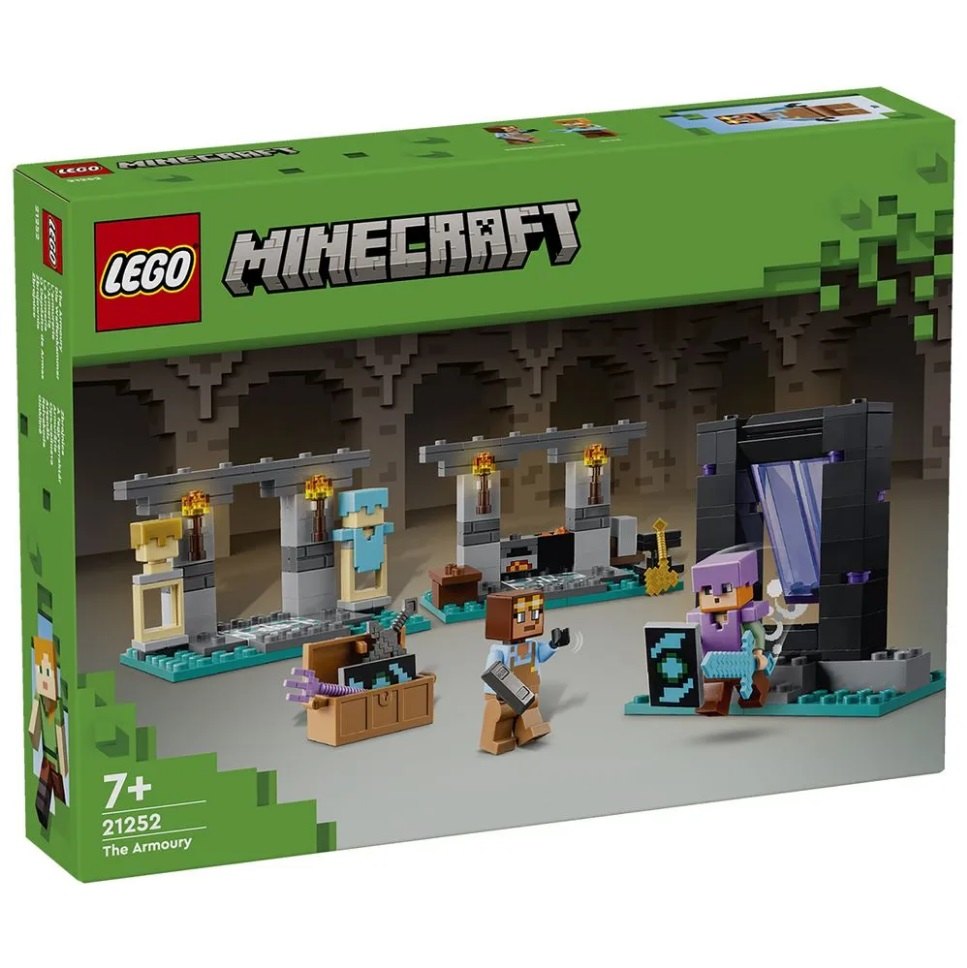 

Конструктор детский LEGO Minecraft. Оружейная палата (203 деталей)