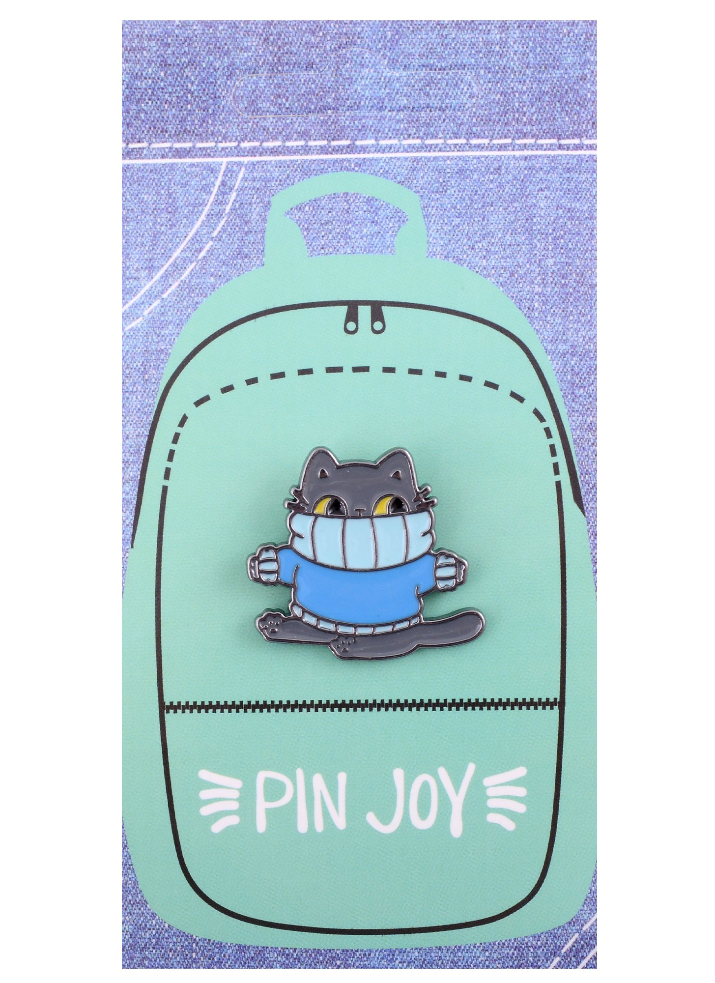 

Значок Pin Joy Котик в свитере (металл) (12-08599-927)