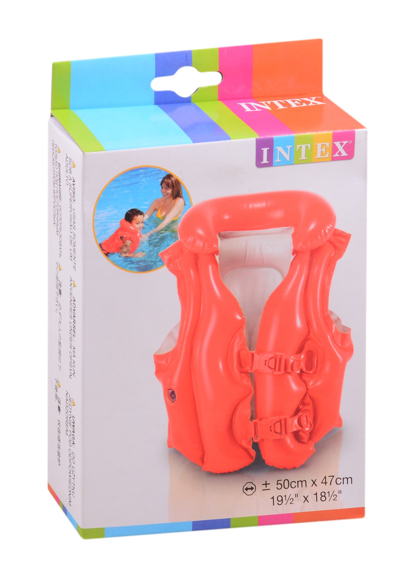 

Жилет для плавания 50x47 см. Красный INTEX. Арт. 58671NP