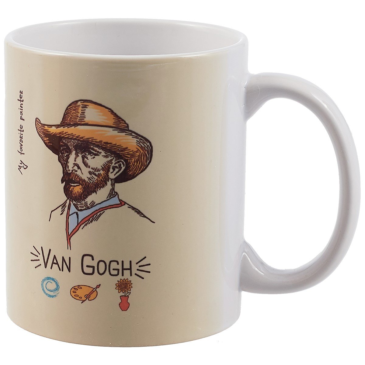Кружка My favorite painter Винсент Ван Гог керамика 330мл коробка 390₽