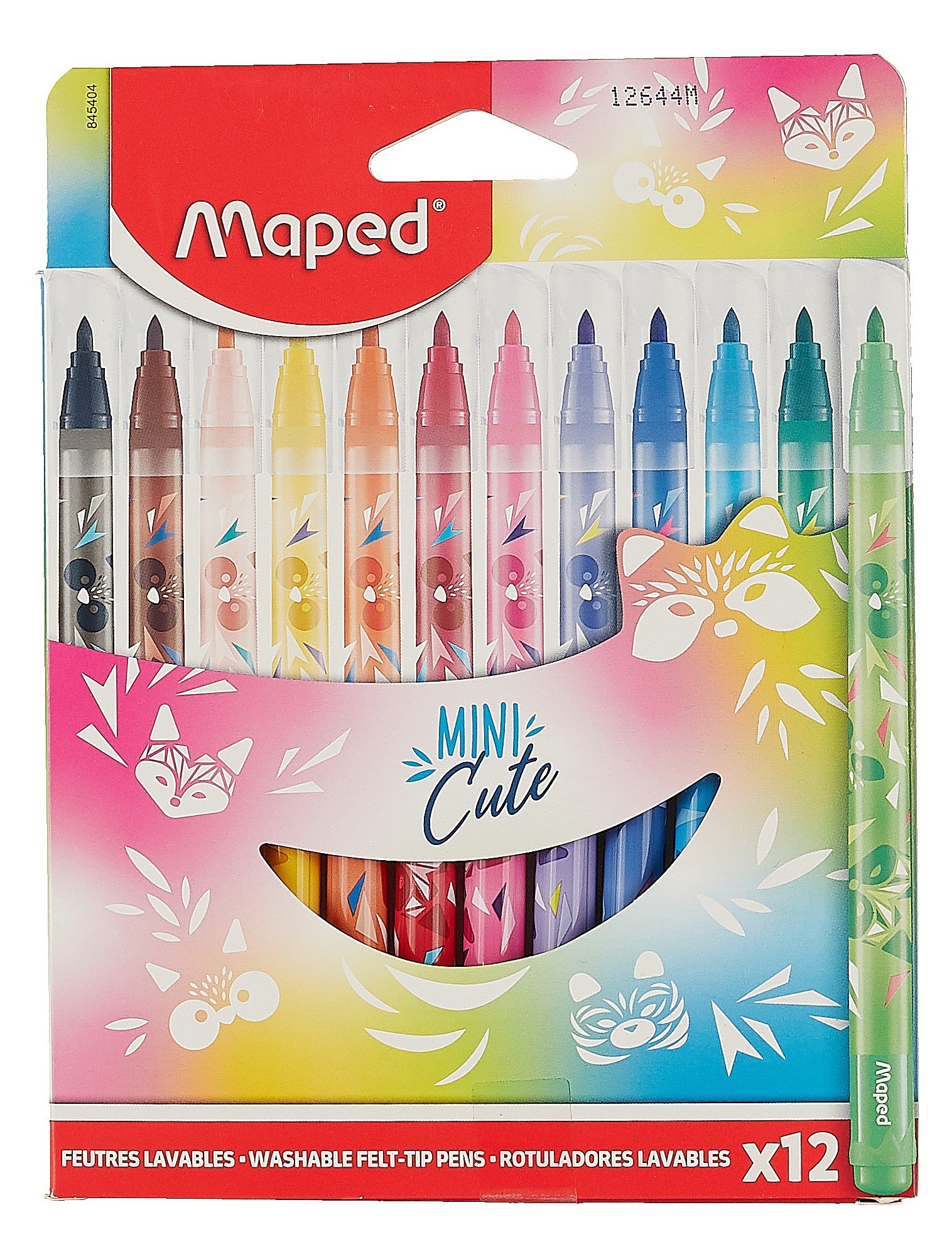 

Фломастеры Maped, Mini Cute, 12 цветов