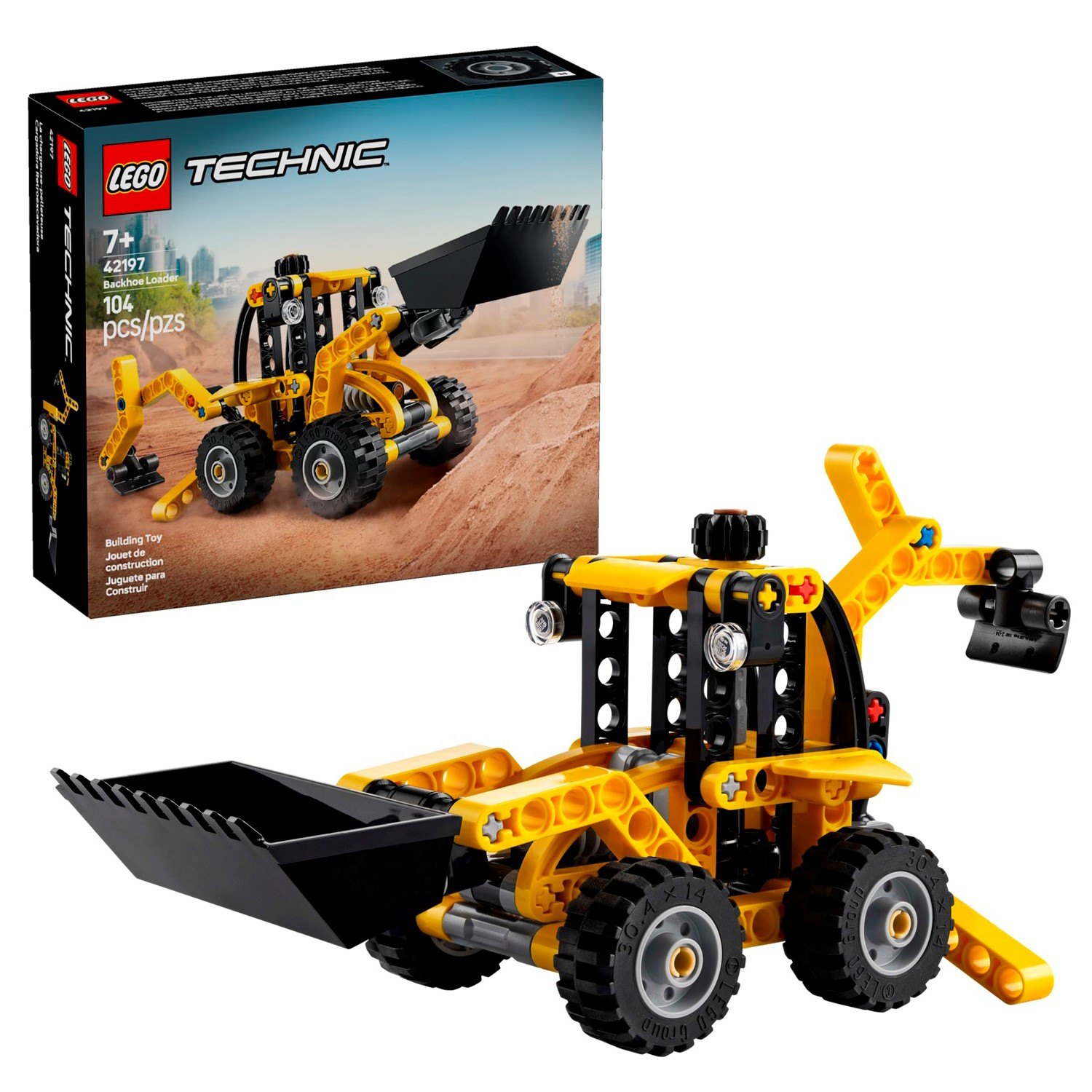 42197 Конструктор детский LEGO Technic Экскаватор-погрузчик 104 деталей возраст 7 1590₽