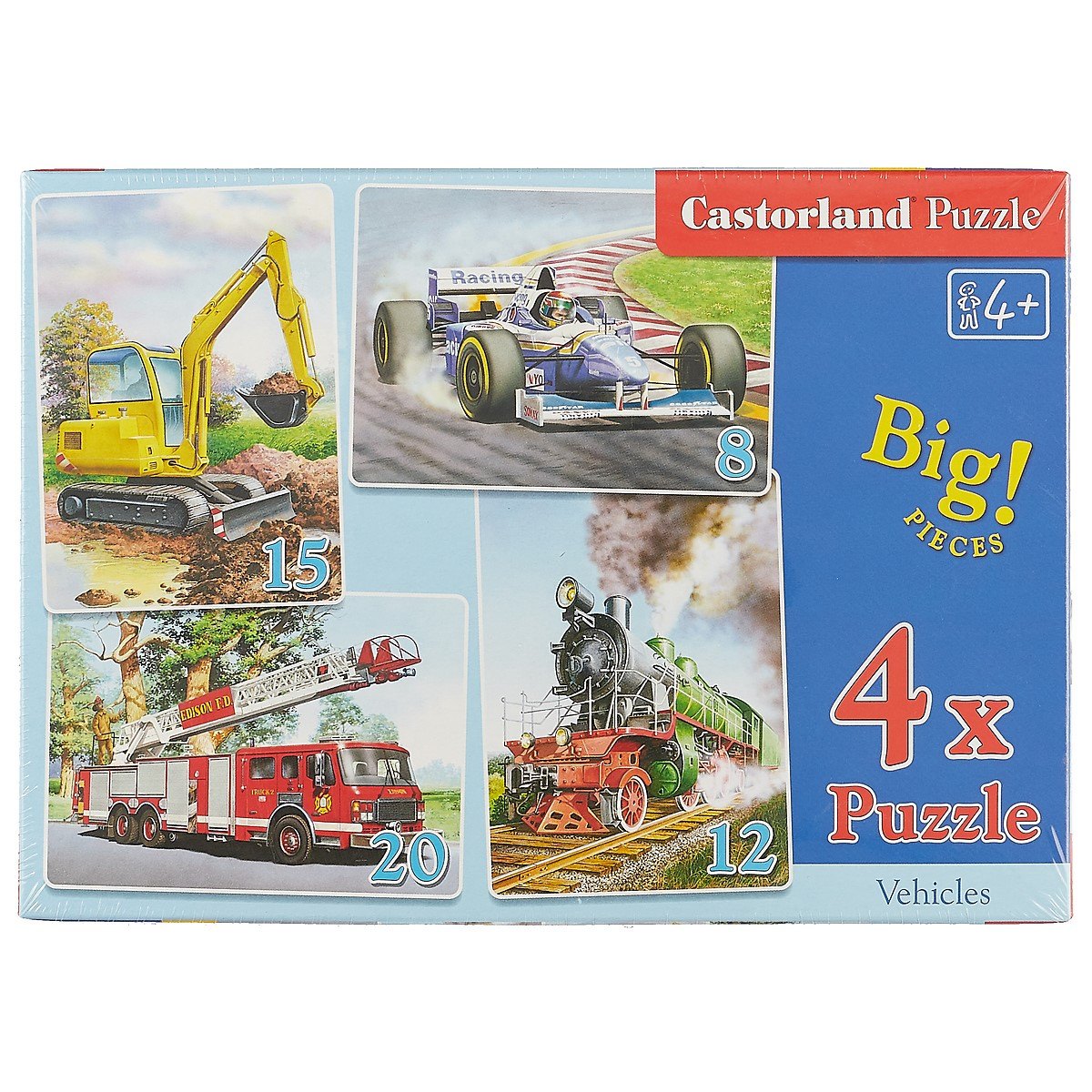 

Пазл Castorland Транспорт 8*12*15*20эл, 23*16,5см В-04089