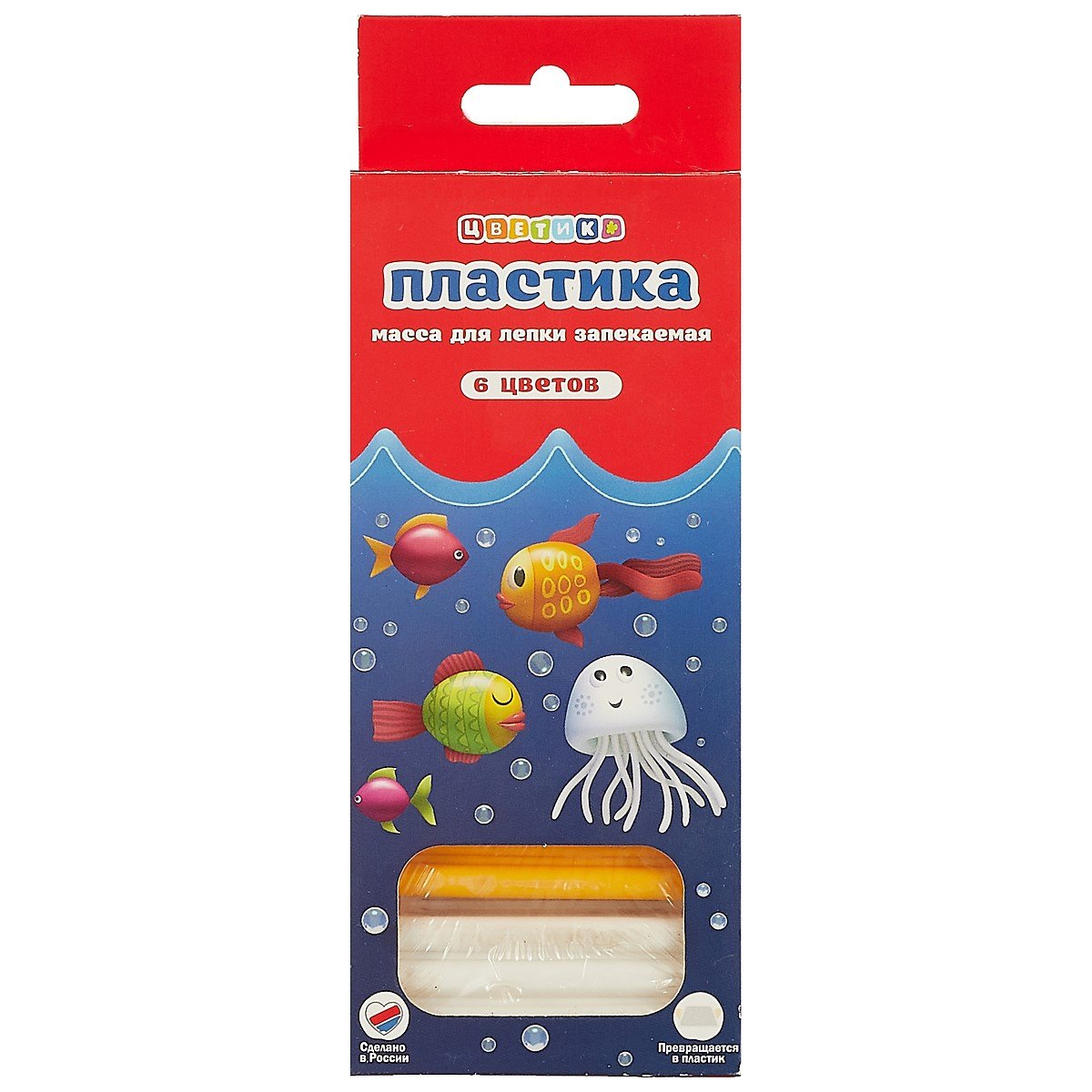

Пластика «Цветик», 6 цветов