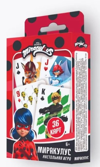 Леди Баг Настольная игра Миракулус игральные карты 399₽