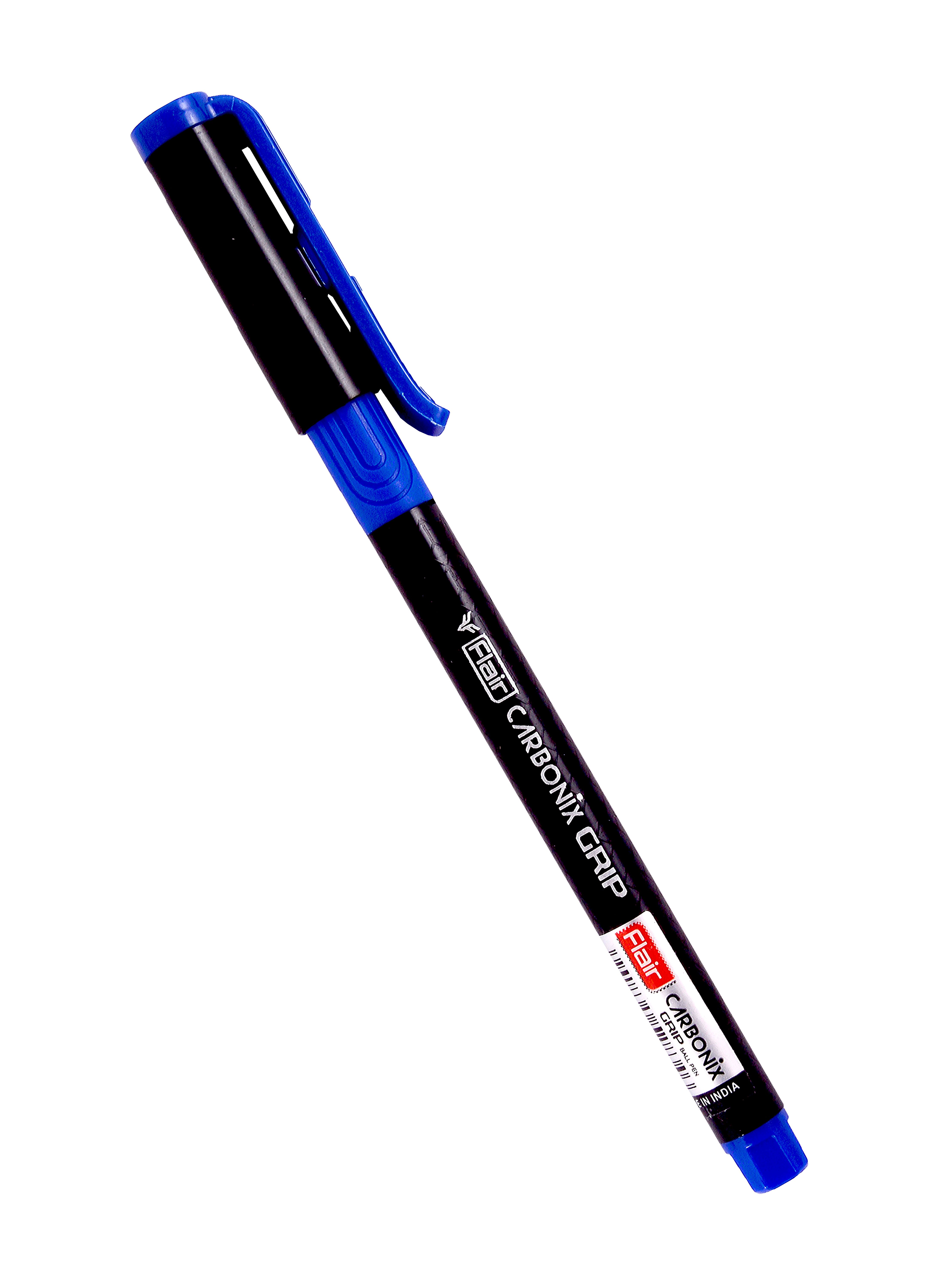 

Ручка шариковая Flair, Carbonix Grip, синяя 0,7 мм
