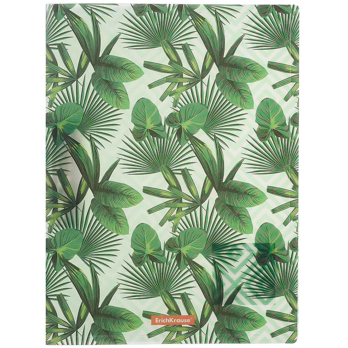 

Папка с бок.прижимом A4 "Tropical Leaves" пластик, Erich Krause