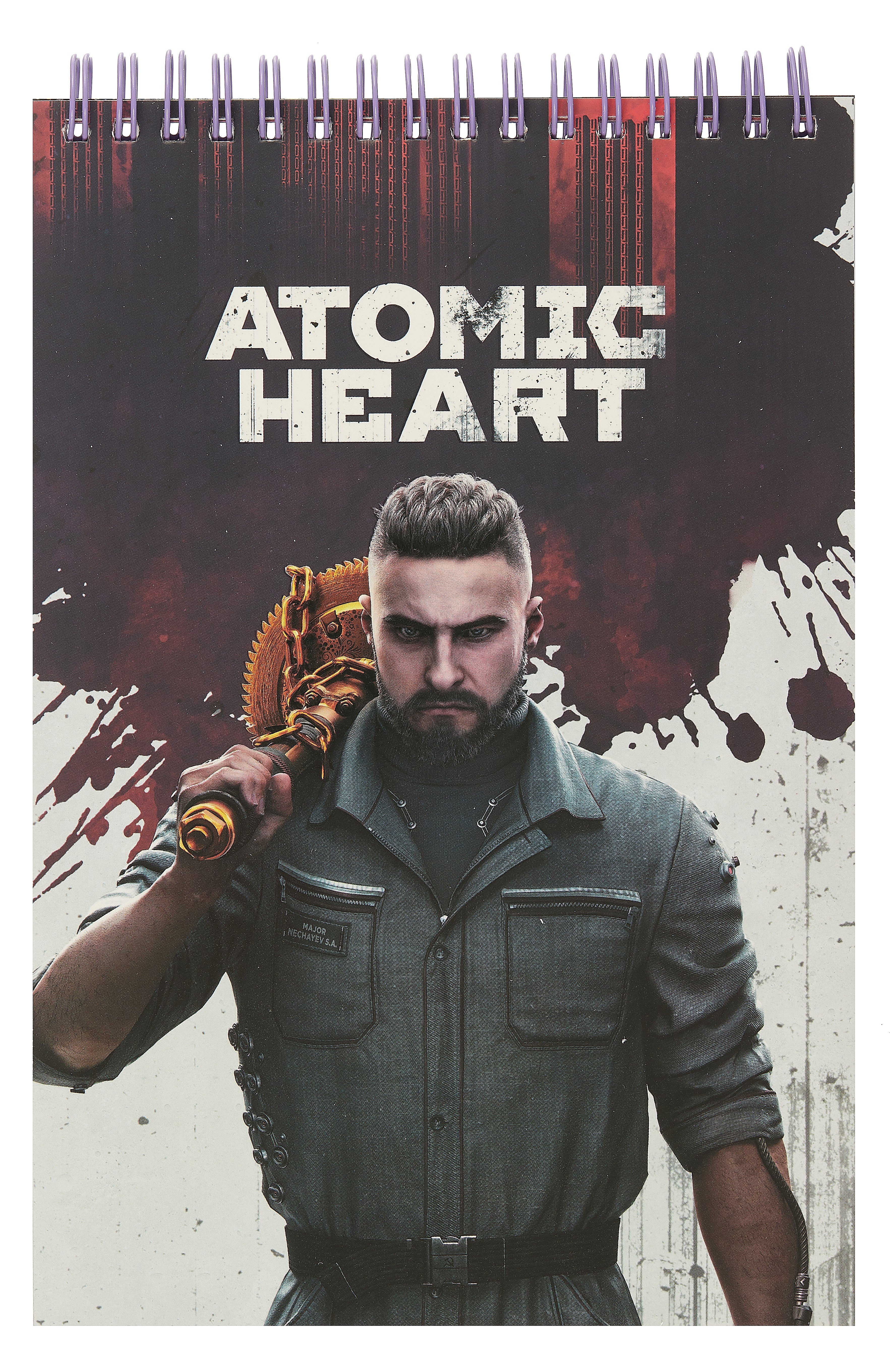

Atomic Heart. Творческий блокнот cо стикерами A5. Нечаев