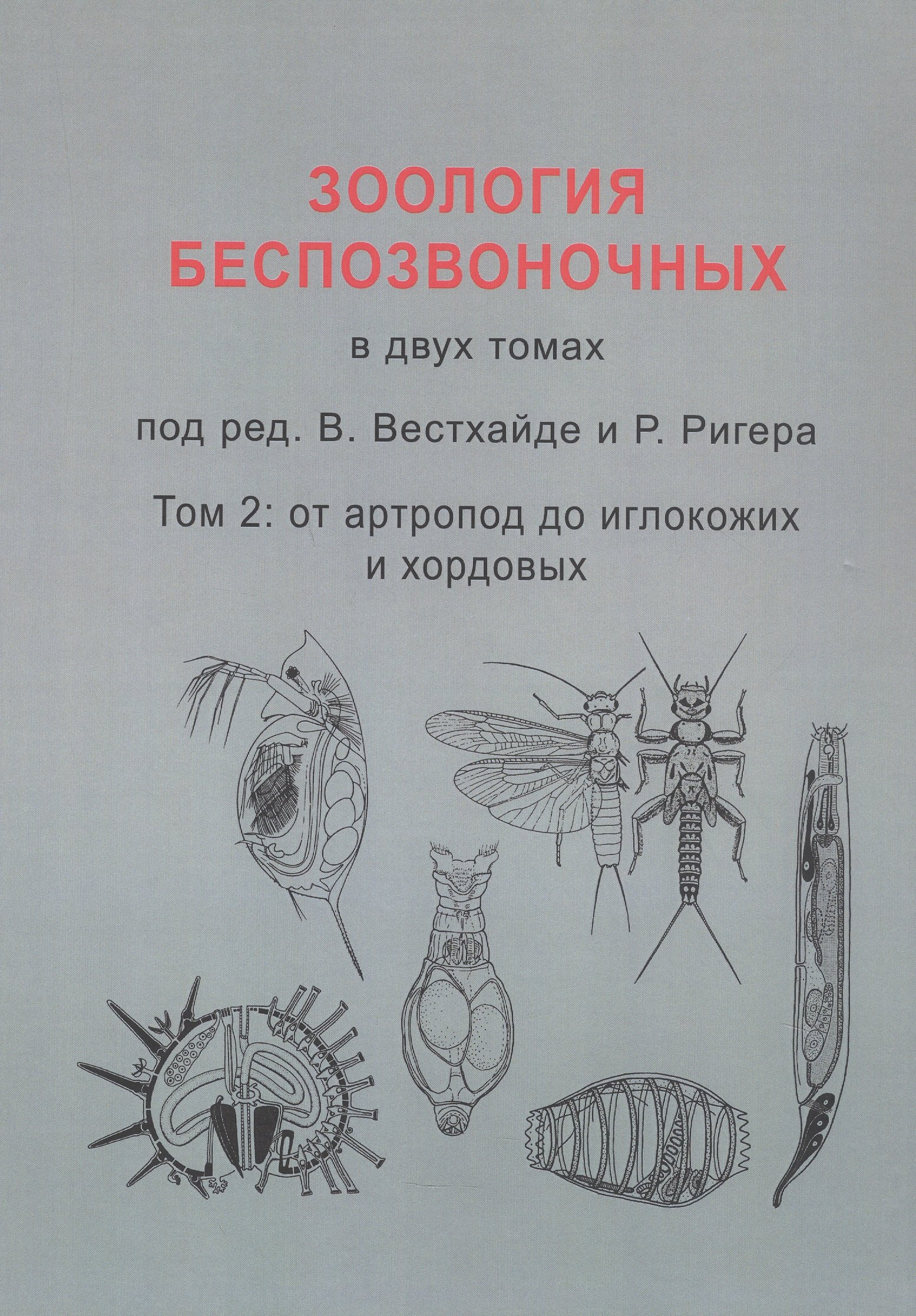 

Зоология беспозвоночных. В двух томах. Том 2. От артропод до иглокожих и хордовых