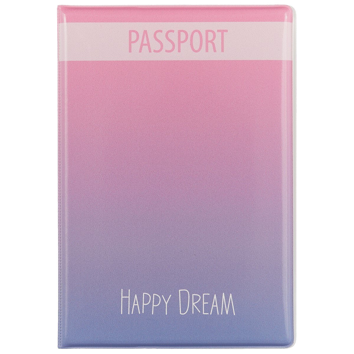 

Обложка для паспорта Цветной градиент Happy Dream (ПВХ бокс) (ОП2018-178)