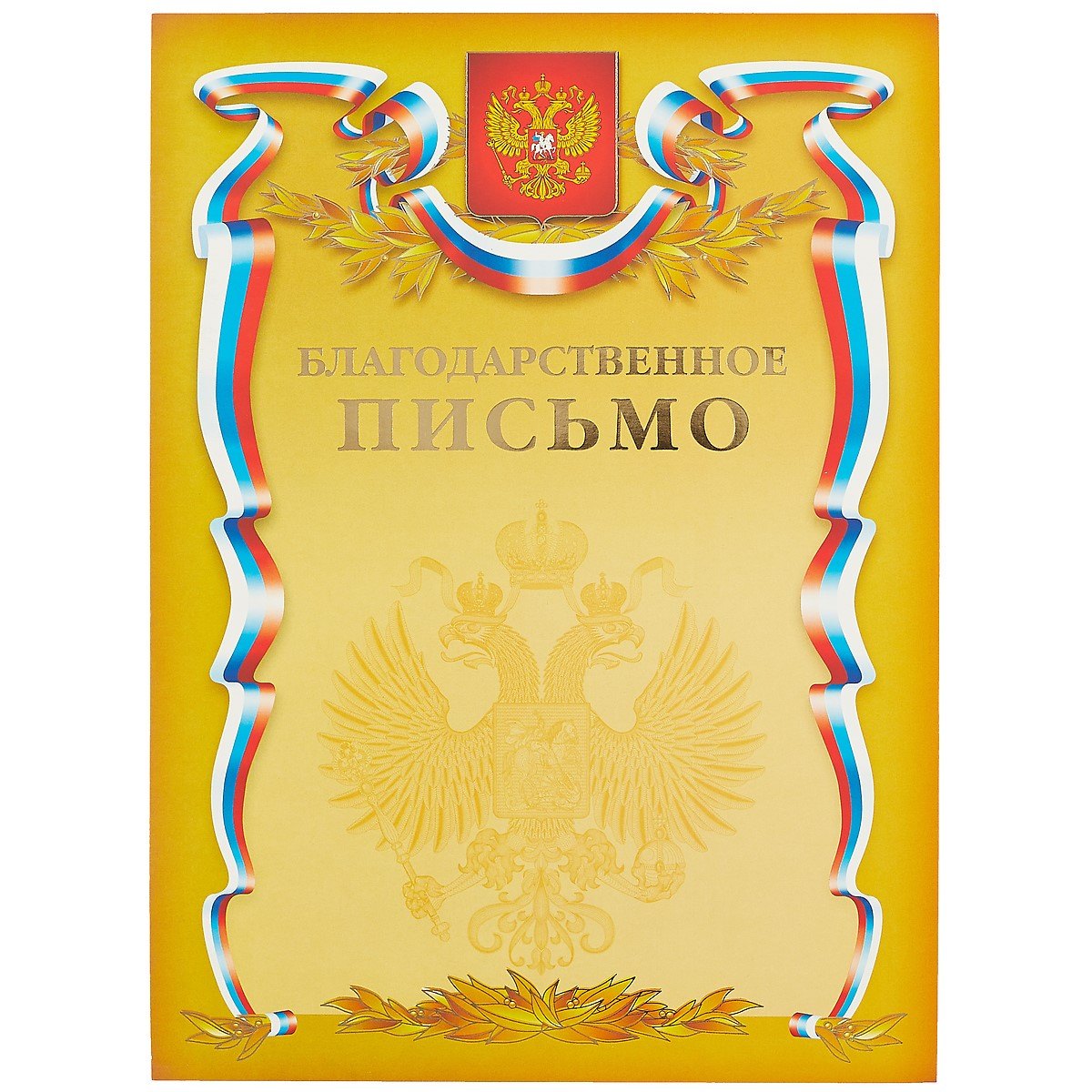 Бланк Благодарственное письмо А4 55₽