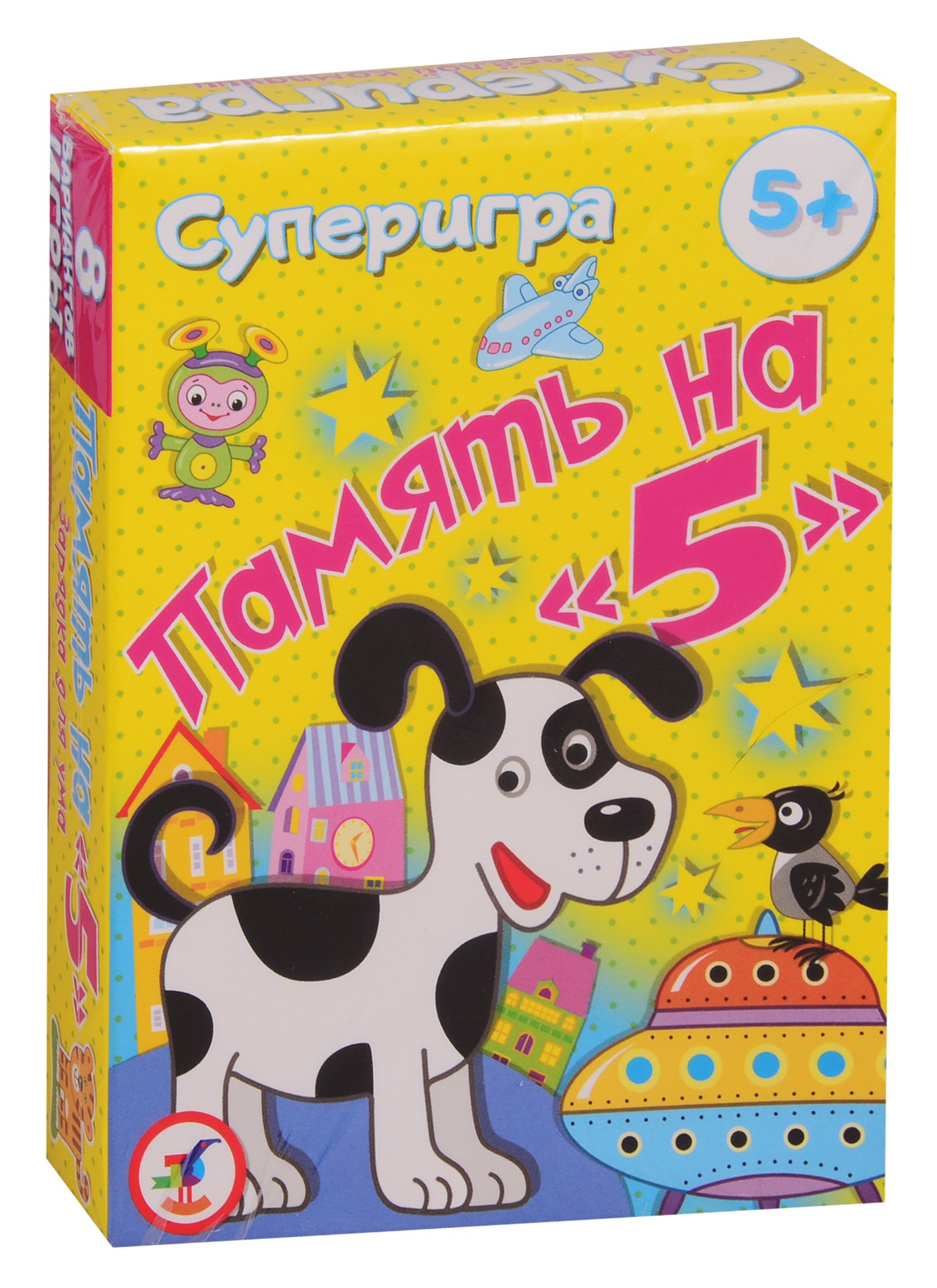 

Игра настольная Дрофа - Медиа Карточные игры. Память на 5
