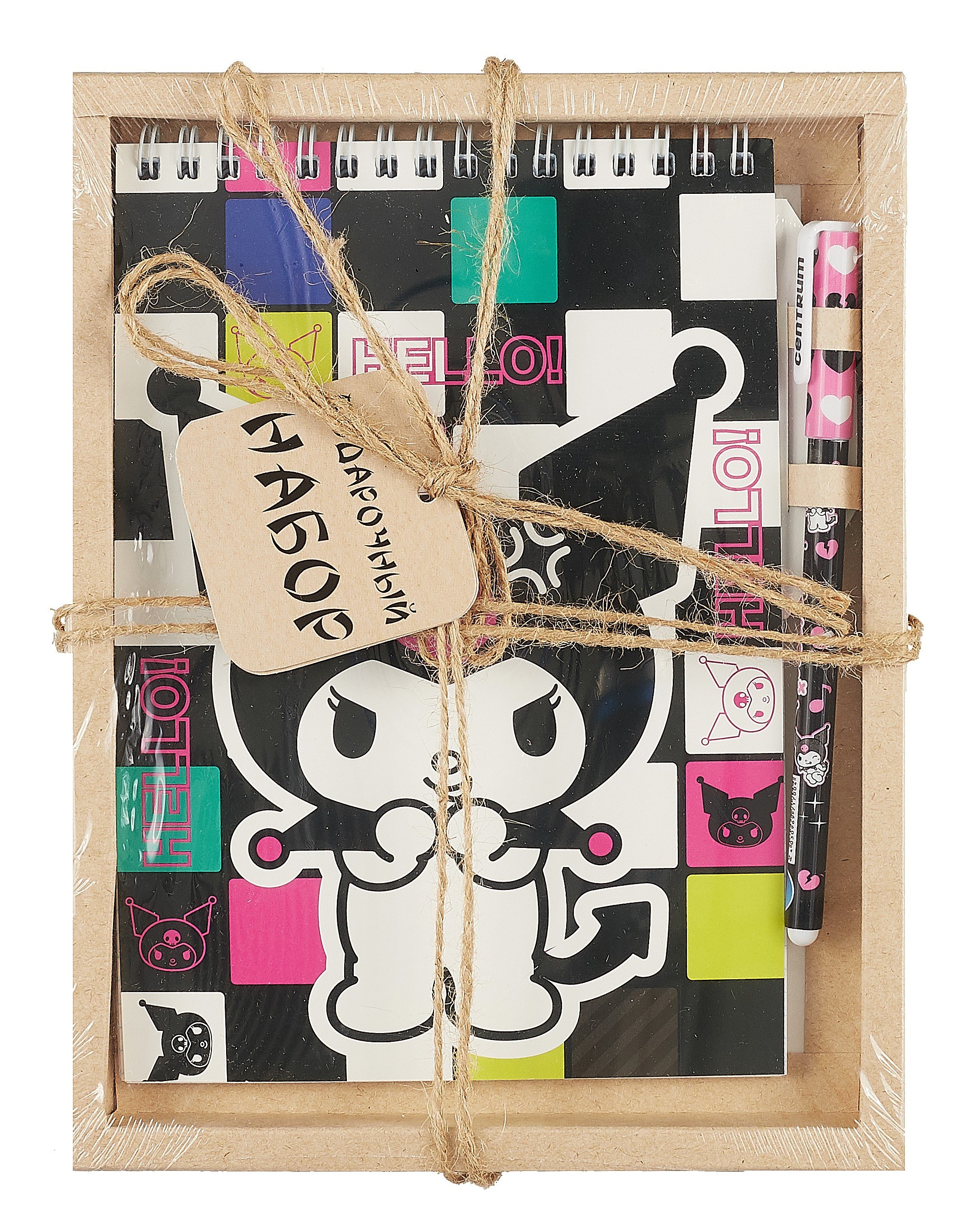 

Блокнот Kuromi-3 с ручкой шариковой, А5, 60 листов