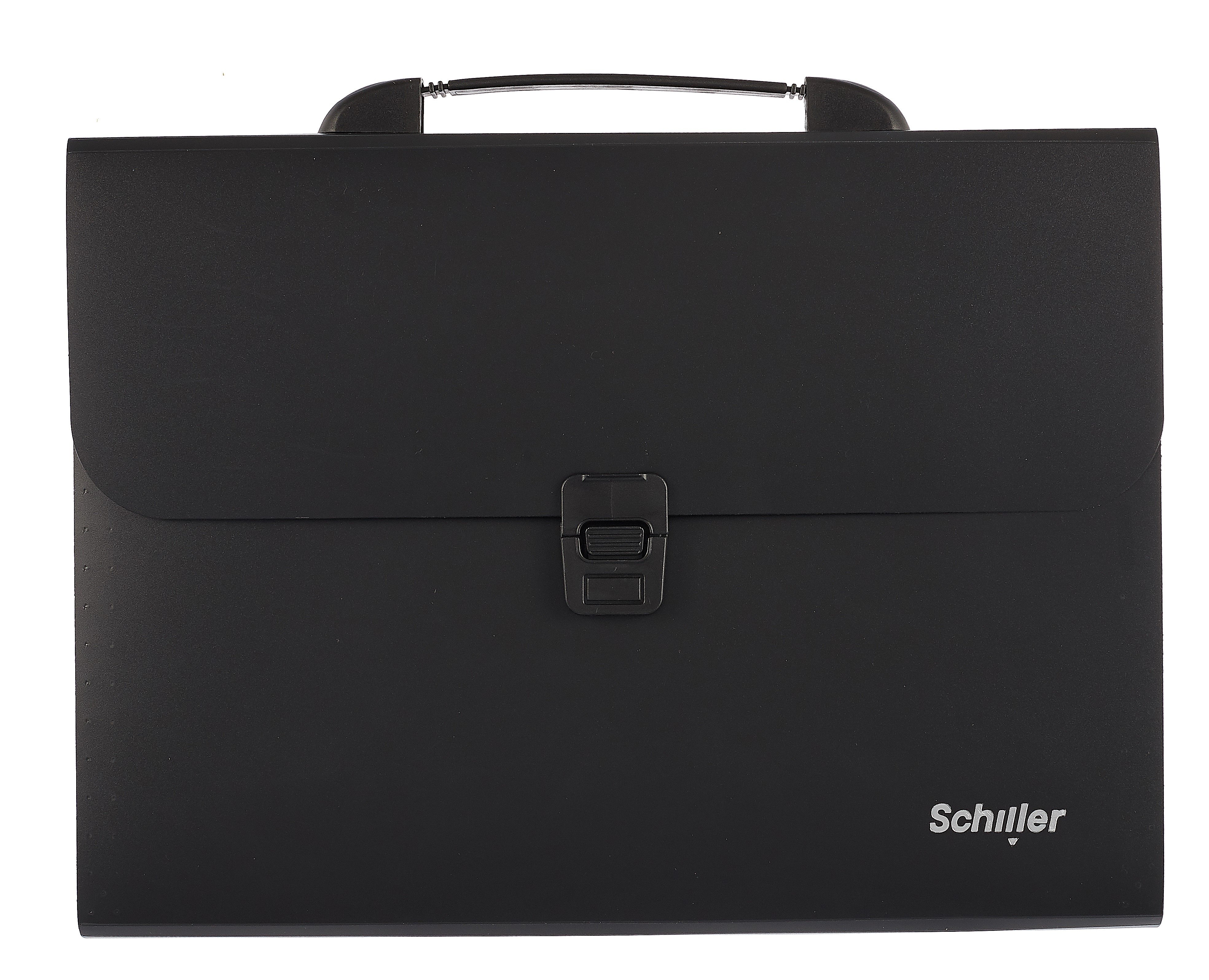 

Портфель 12 отд., пластик, черный, Schiller