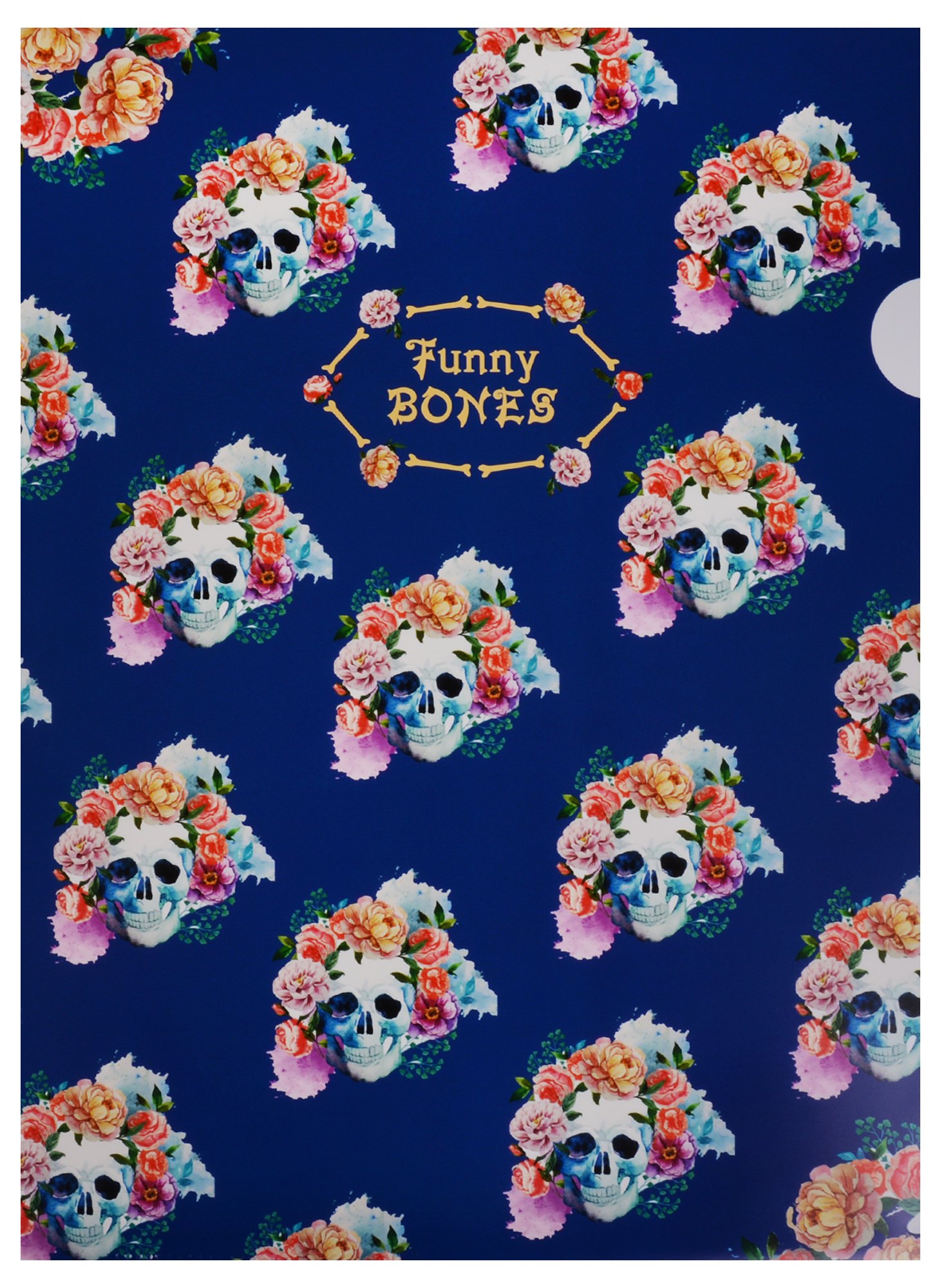 

Папка-уголок А4 "Funny bones", пластик 0,18мм
