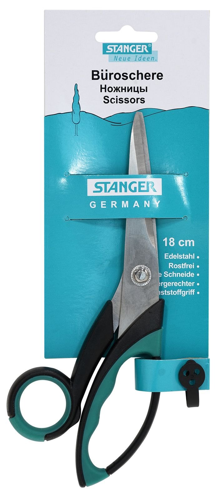 

Ножницы 180мм офисные эргономичные , Stanger