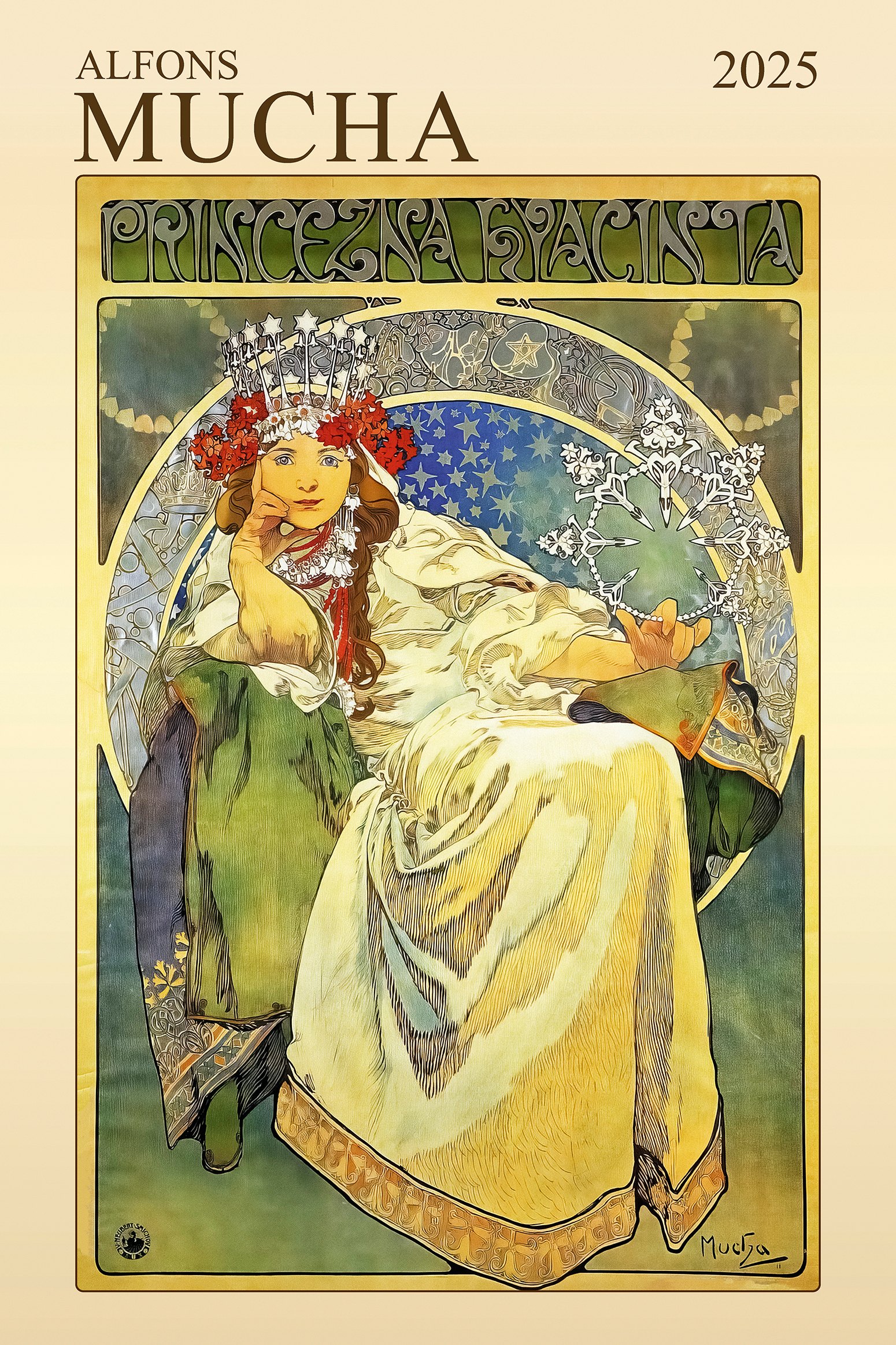 

Календарь 2025г 370*560 "Alfons Mucha (Альфонс Муха)" настенный, на спирали