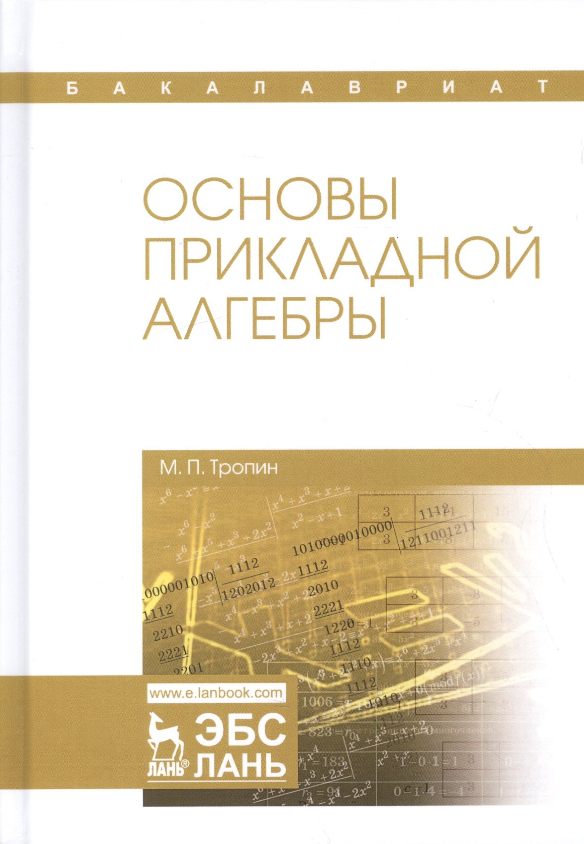 Основы прикладной алгебры учебное пособие 2115₽