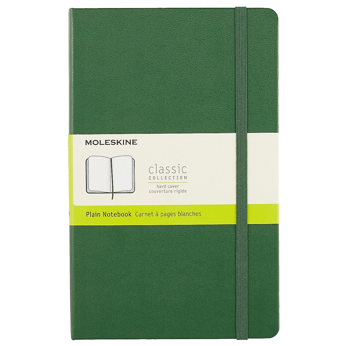 

Записная книжка Moleskin Classic Large, зелёная, 120 листов, А5