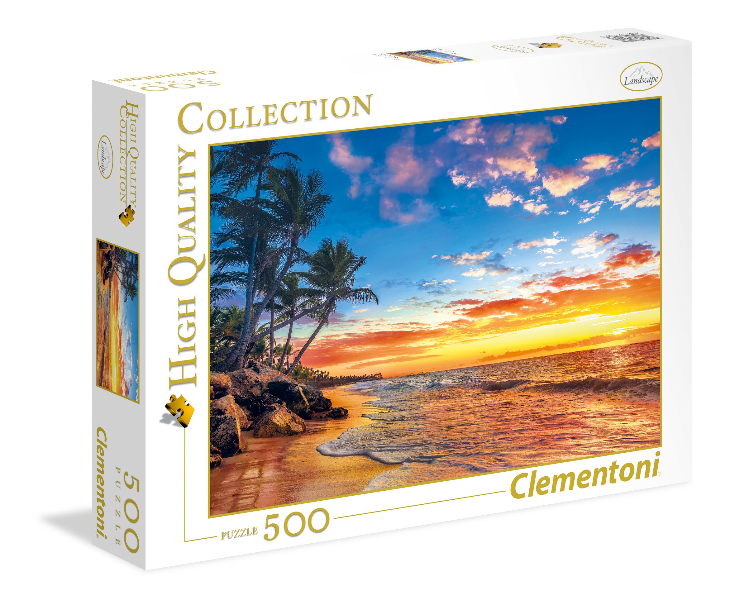 

Пазл Clementoni 500 эл. Классика.35058 Остров в лучах заката