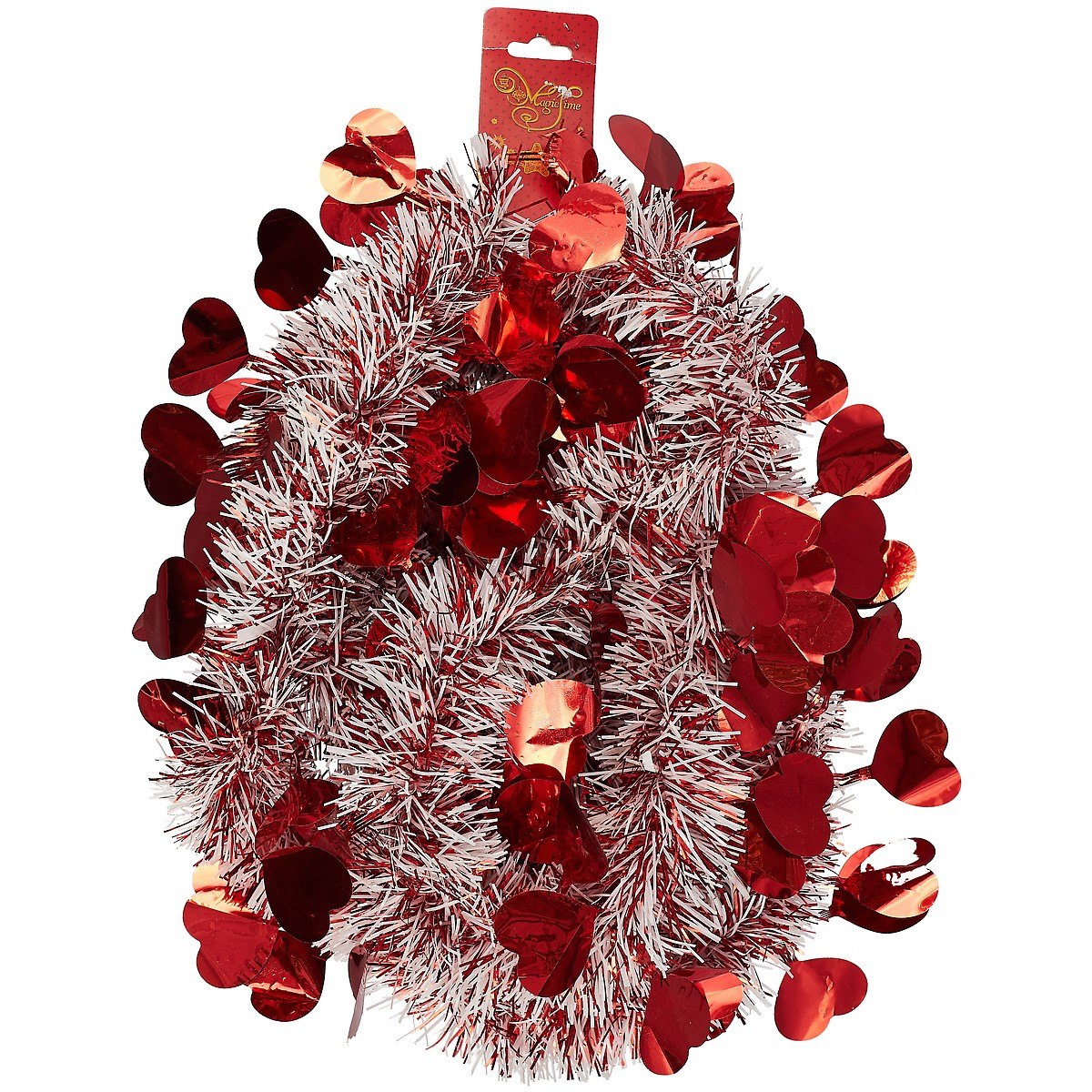 Мишура новогодняя 6х200 красный 150₽