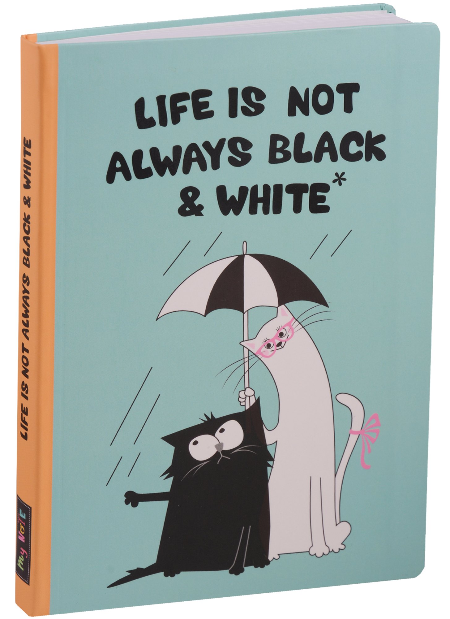 

Блокнот Life is not (Кот и кошка)
