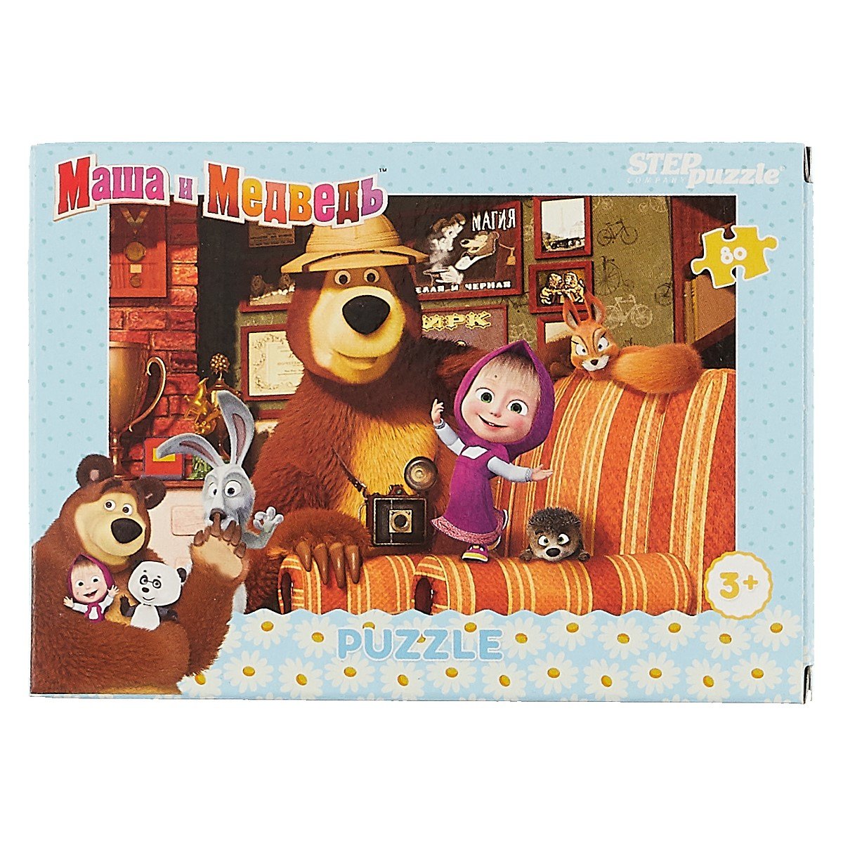 

Пазл Маша и Медведь - 2 Step puzzle 80эл. 77162