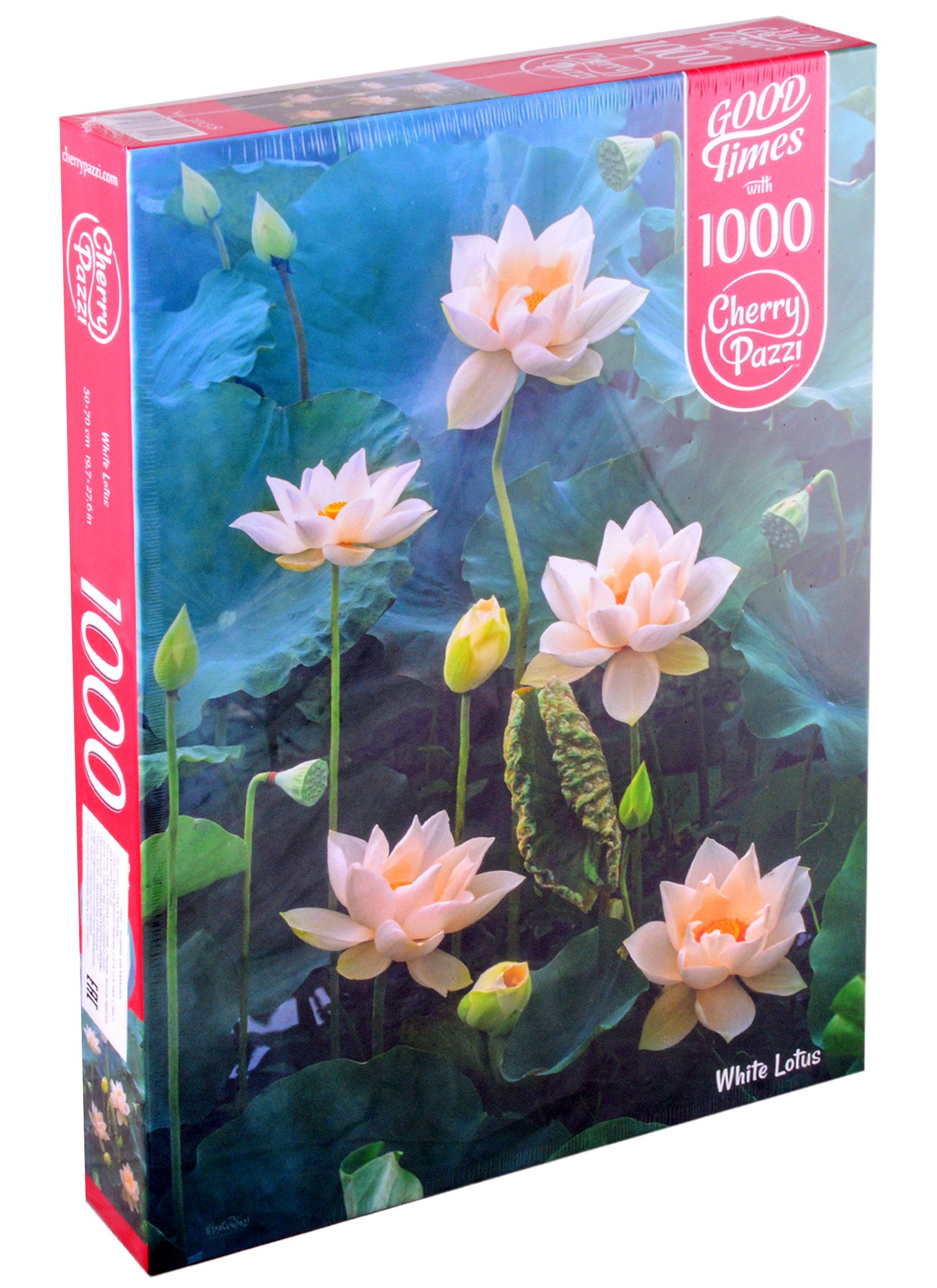 

Пазл 1000 дет. Белый лотос Cherry Pazzl 30158
