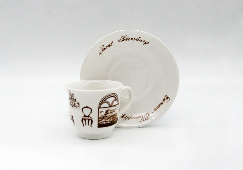 

Чайно-кофейная пара Санкт-Петербург графика кофейная [Set8-12201]