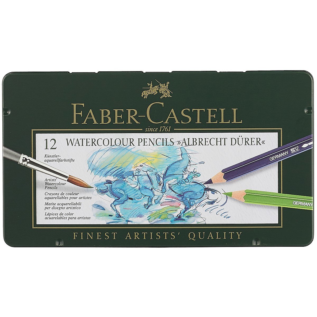 

Акварельные карандаши «Albrecht Durer», Faber-Castell, 12 цветов