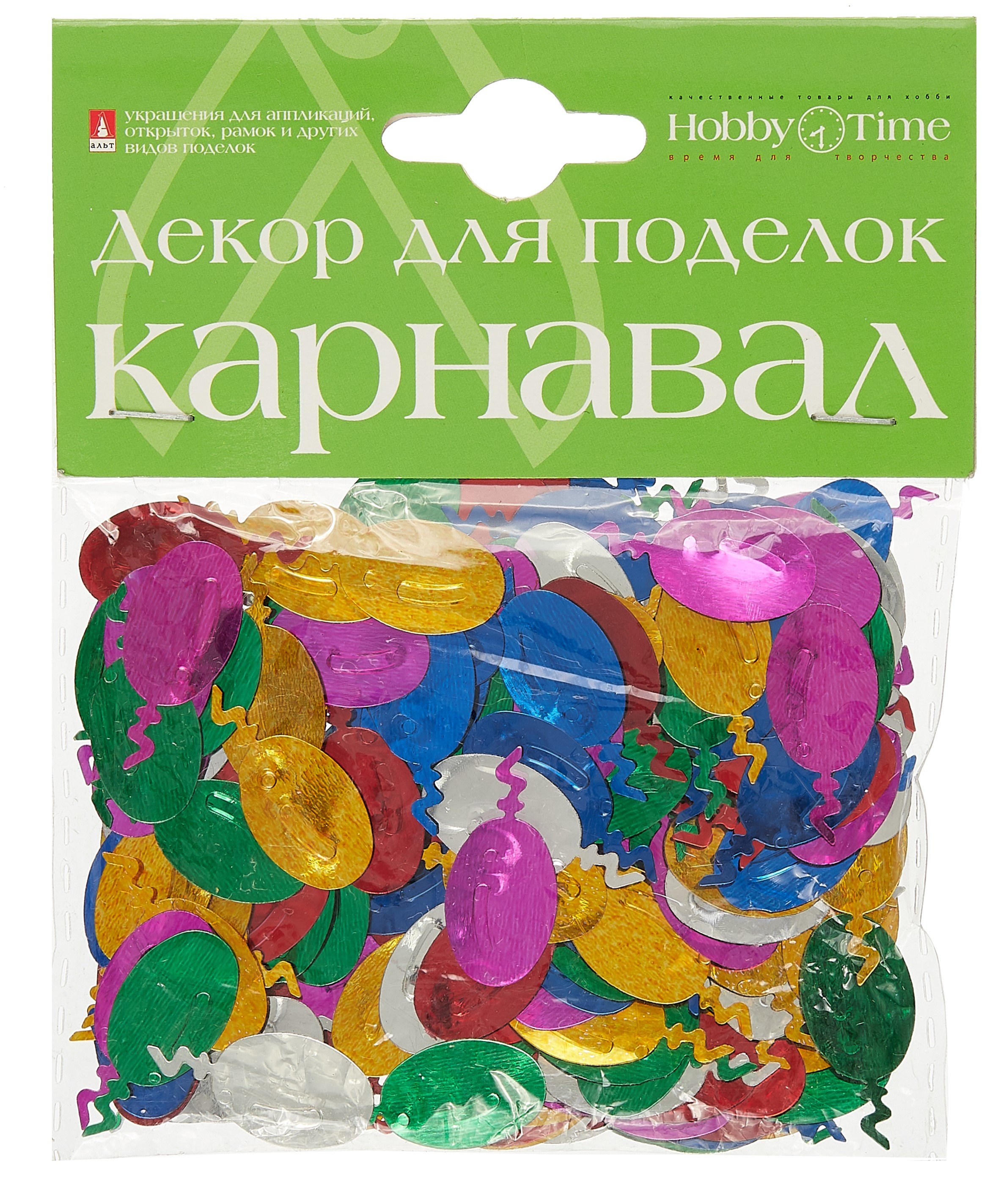 

Декор для поделок. Карнавал. 4 вида. -Китай: Альт, 2-031 290513