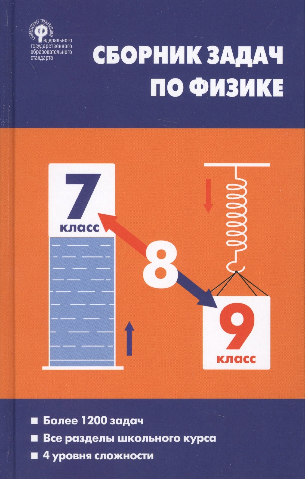 Физика. Сборник задач по физике.  7-9 классы. 6-е издание
