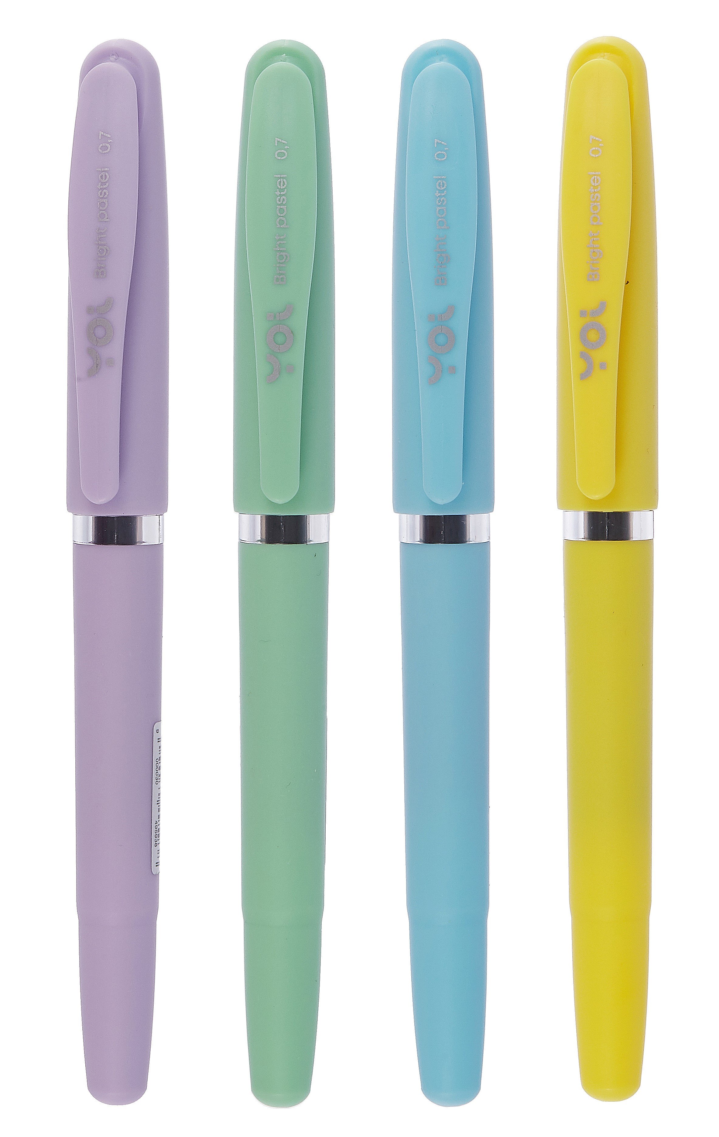 

Ручка гелевая черная "Bright pastel" 0,7 мм, ассорти, Yoi