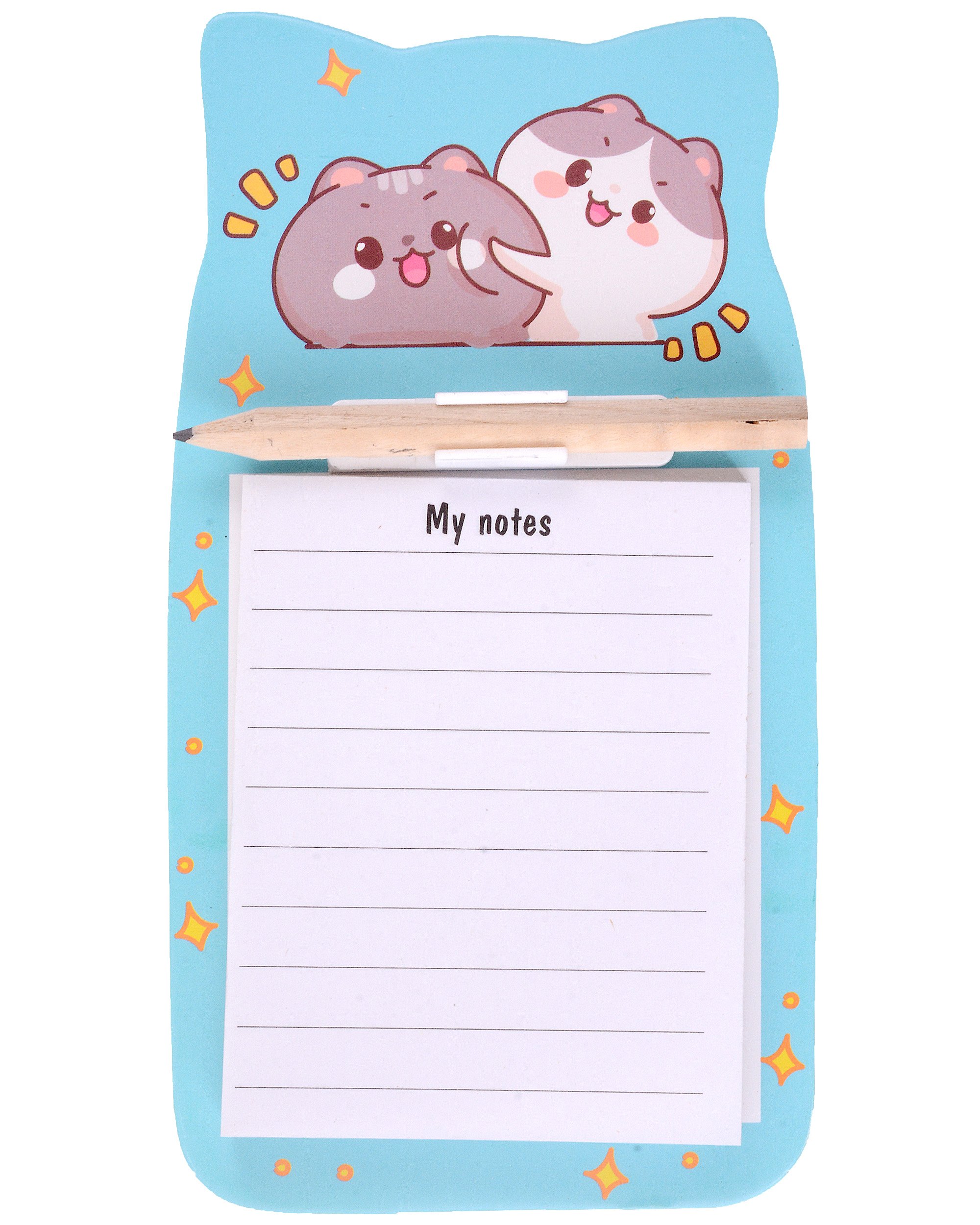 

Блок для записей 90*170 40л "Kawaii. Котики" с карандашом, на магните, инд.уп.