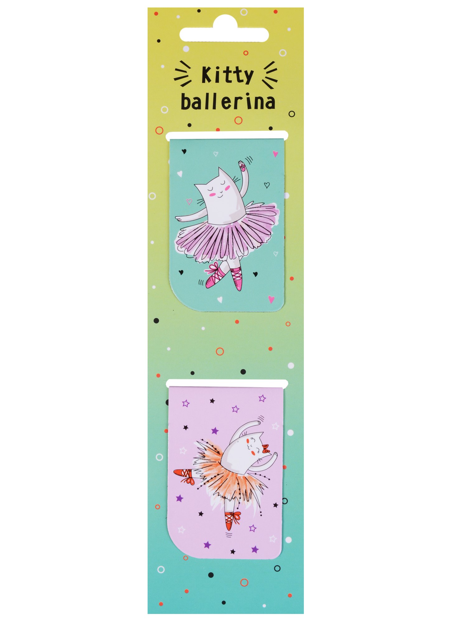 

Магнитные закладки «Kitty ballerina», 2 штуки