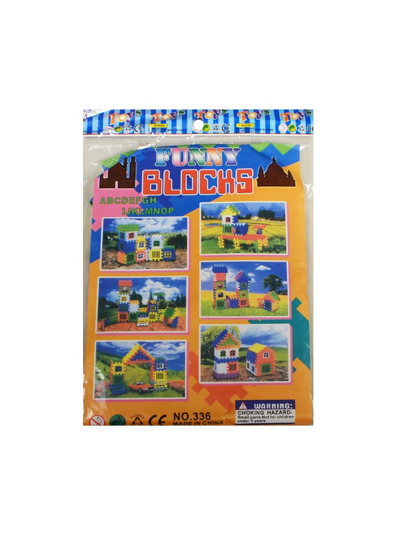 Конструктор Пластиковый дом маленький 336 15024902 44 дет упаковка 149₽