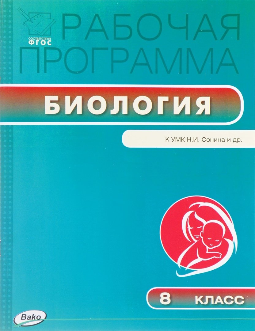 Биология. 8 класс. Рабочая программа к УМК Н.И.Сонина