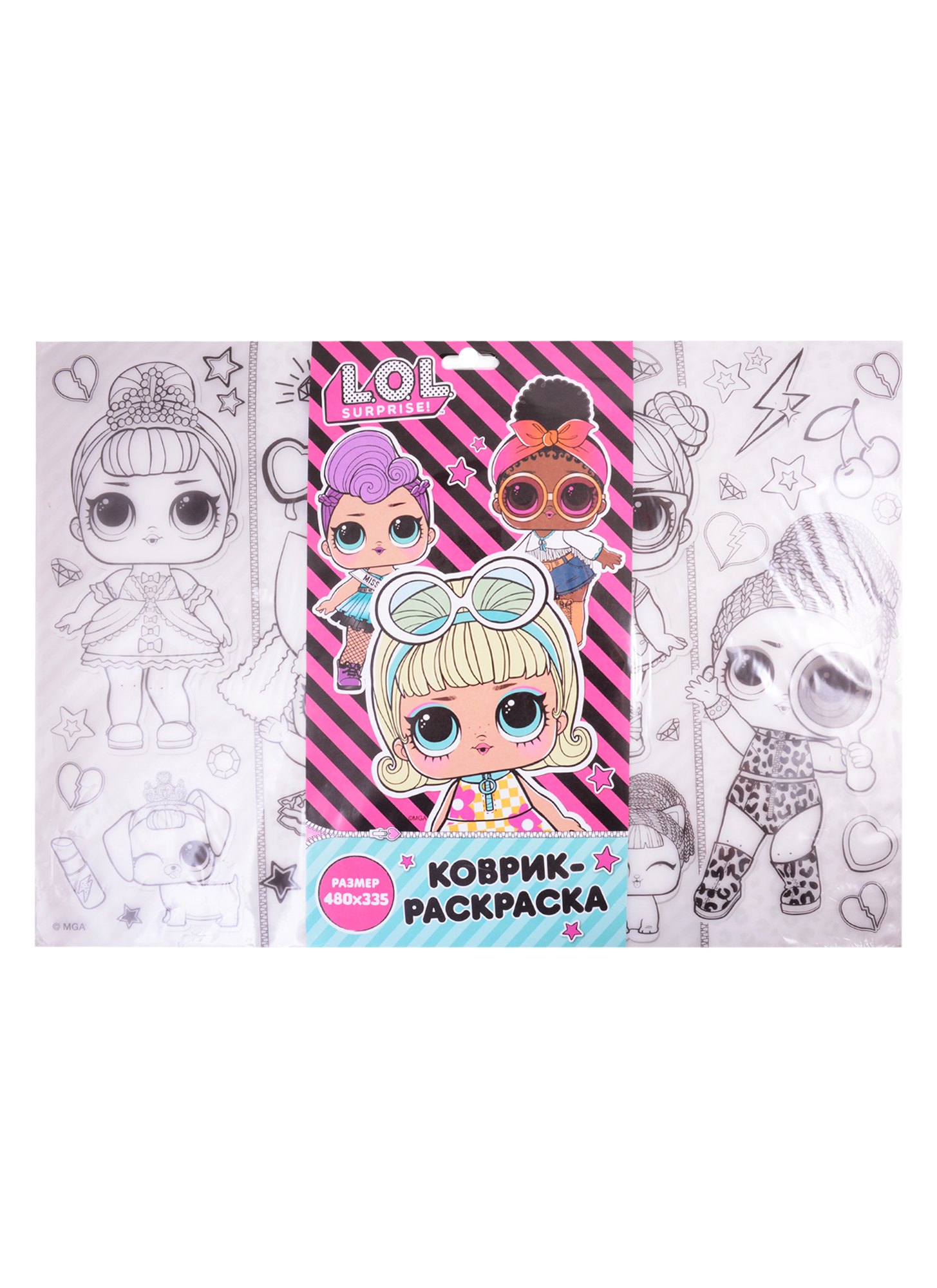 

Коврик для раскрашивания LOL Style (48х33,5) (LX0002-3)