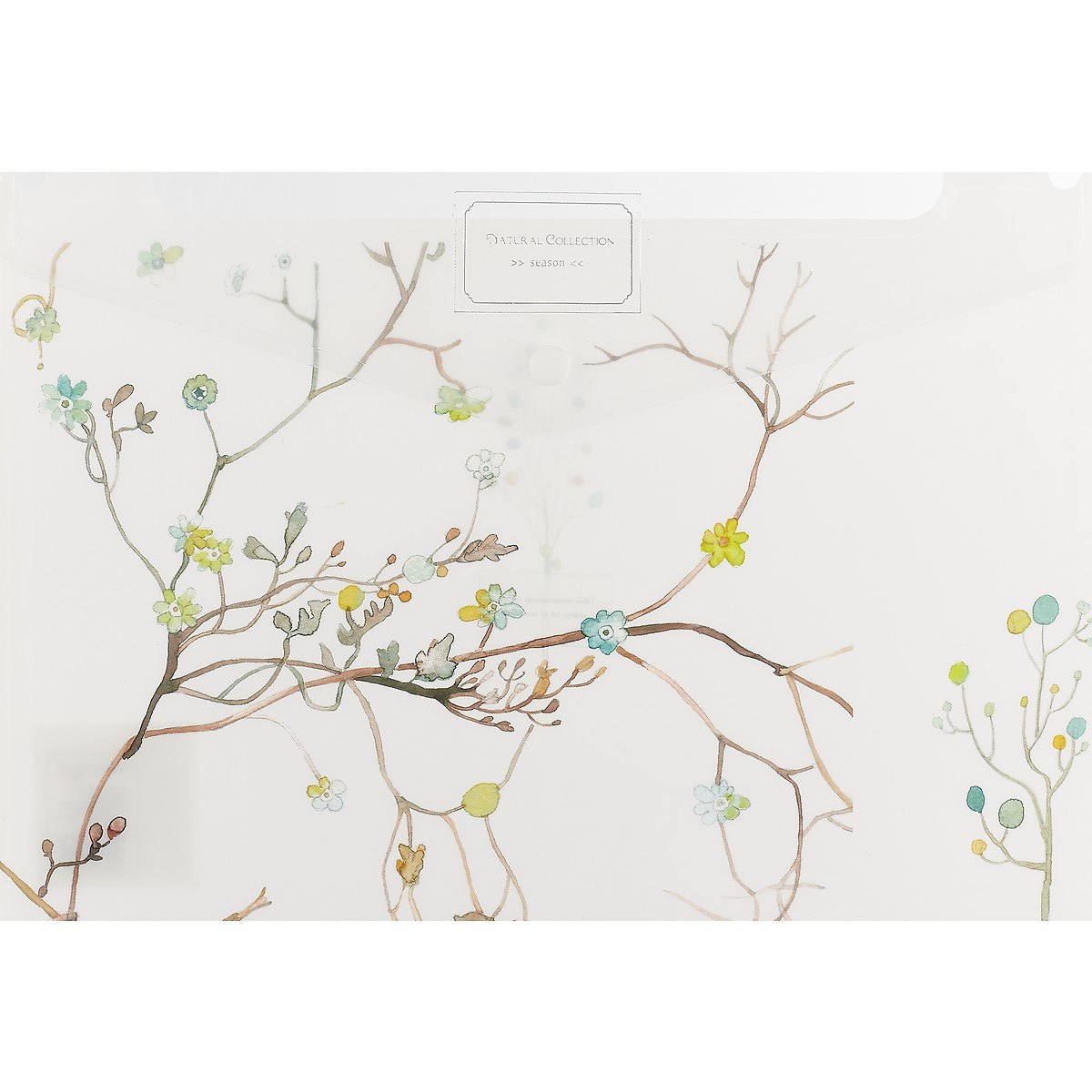 

Папка-конверт на кнопке «Natural collection», А4