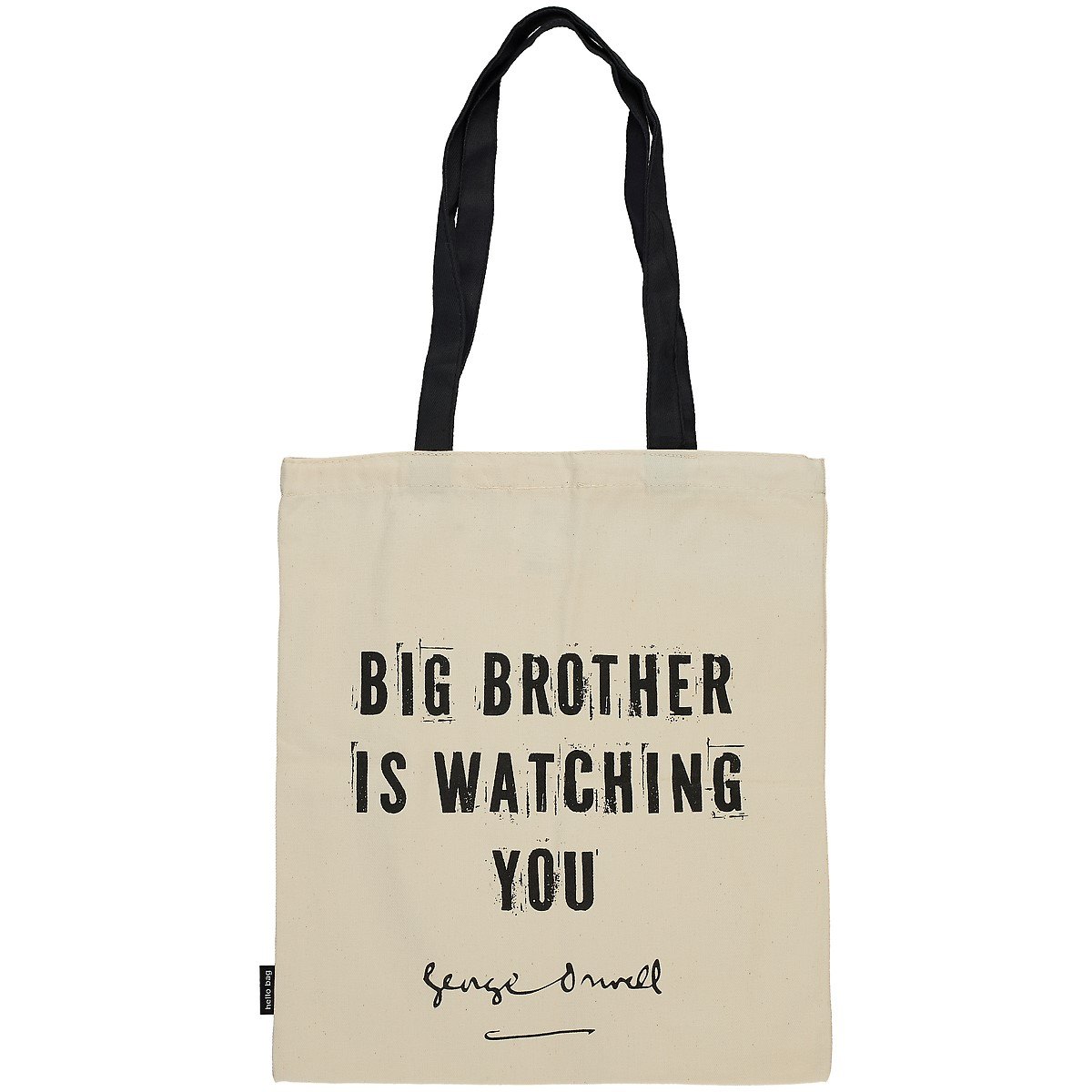 

Сумка-шоппер Big Brother Is Watching You (Дж. Оруэлл) белая, текстиль 40см.*32см.
