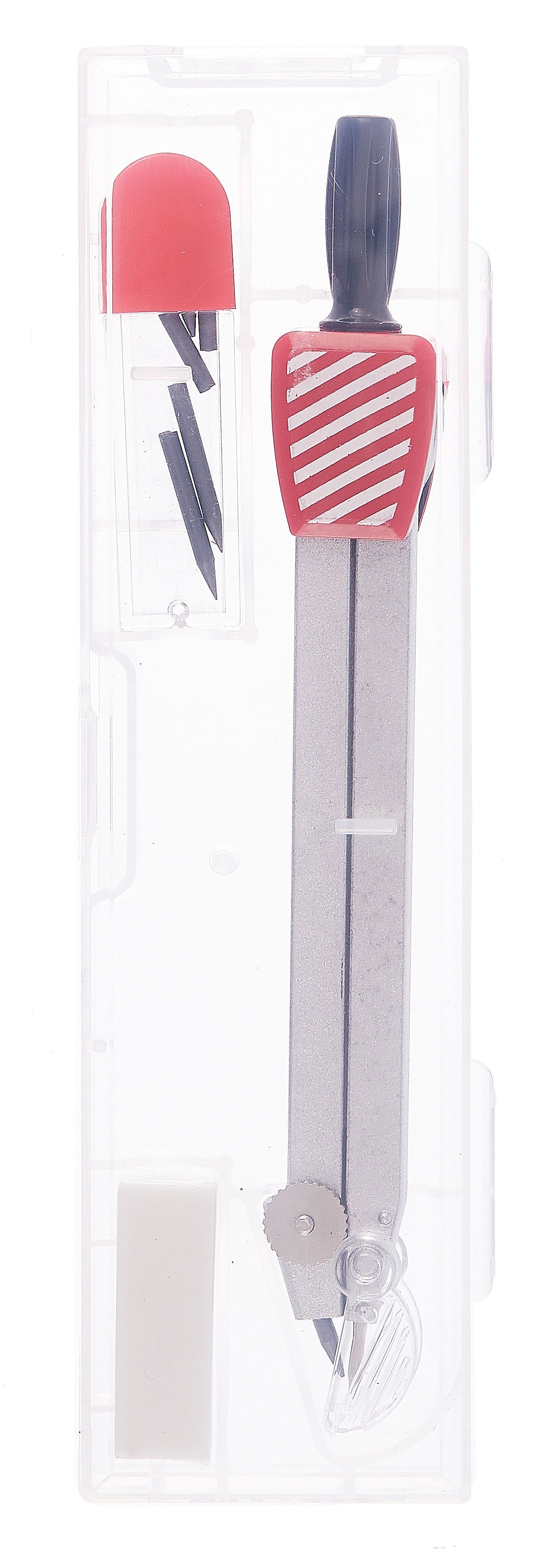 Циркуль школьный универсальный держатель запасной грифель ластик 349₽