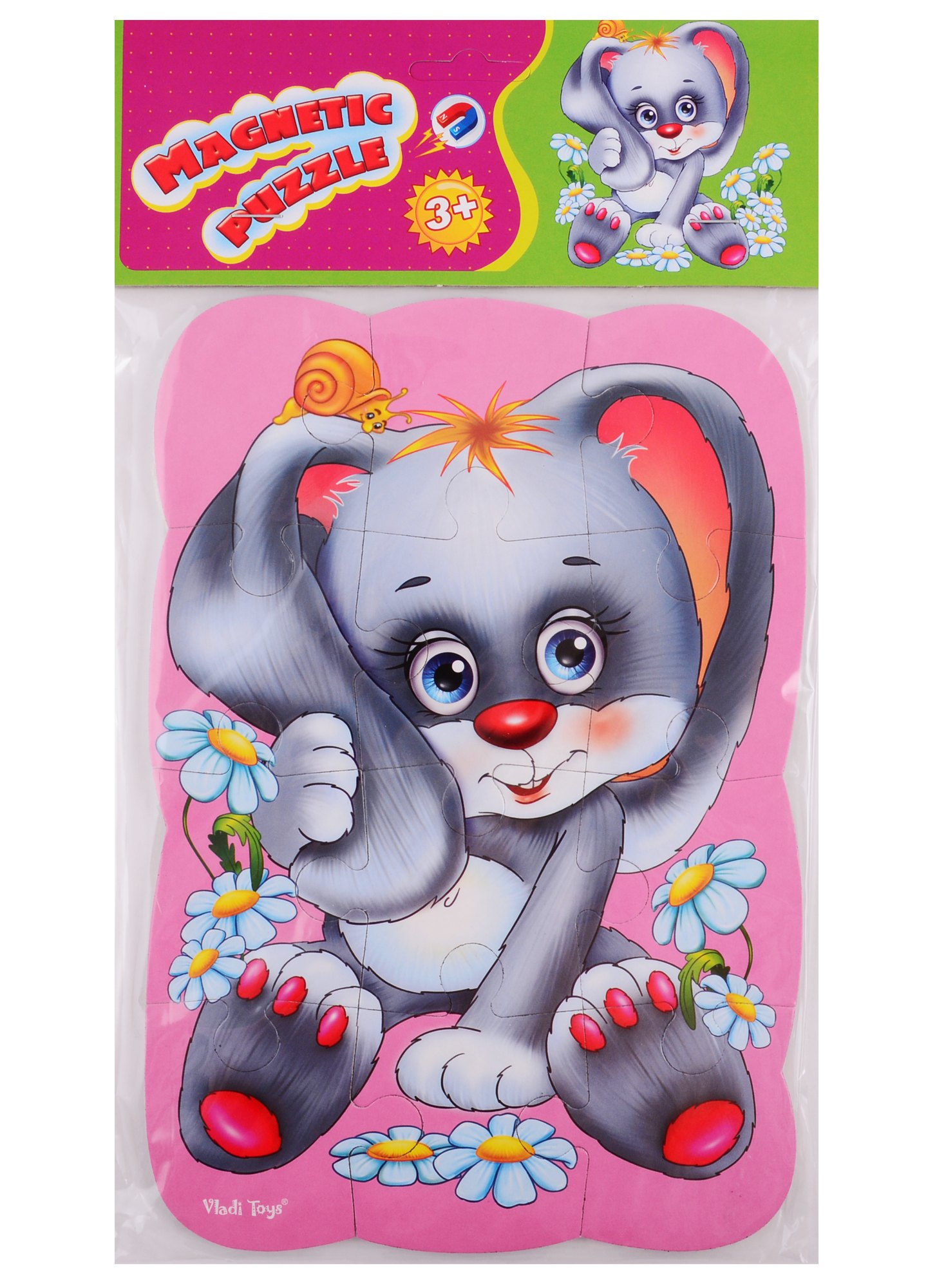 

Пазлы на магните Vladi Toys Зайка