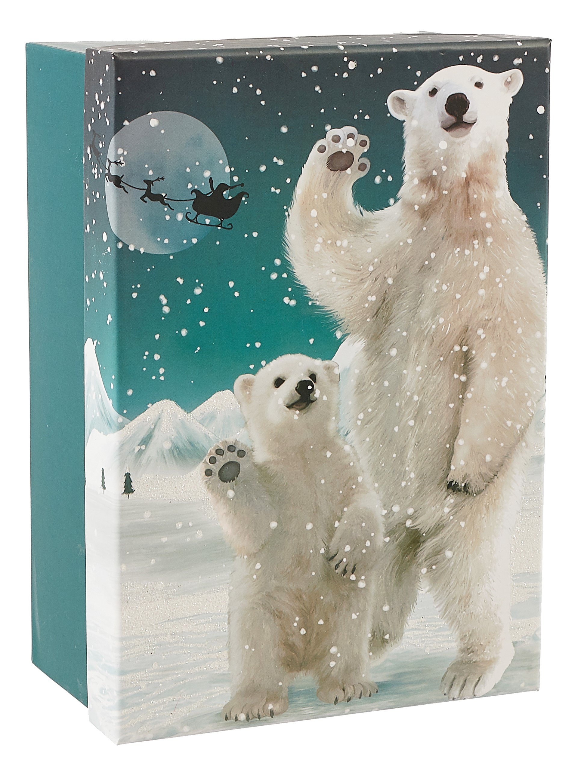 

Коробка подарочная "Мишки" НГ, 23*16*9.5, картон