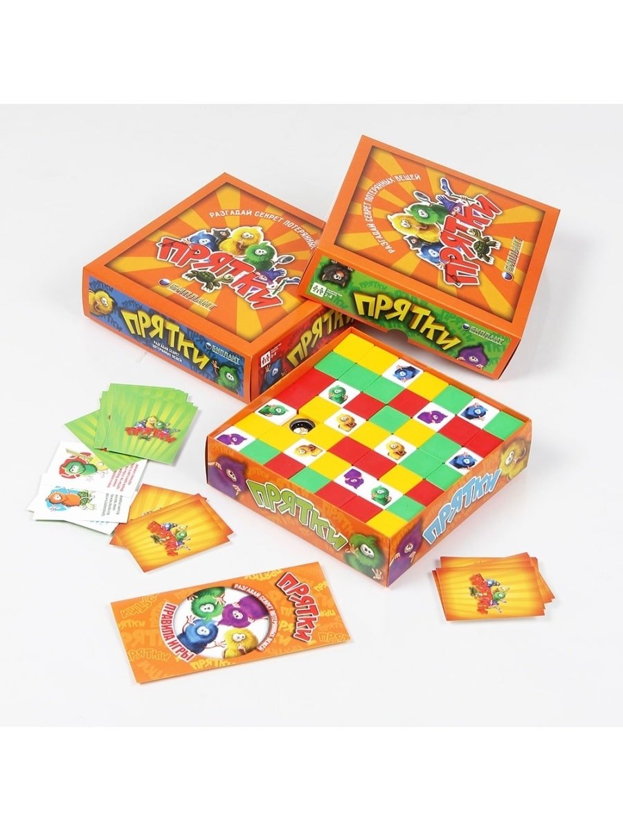 

Настольная игра-лабиринт Прятки 10046